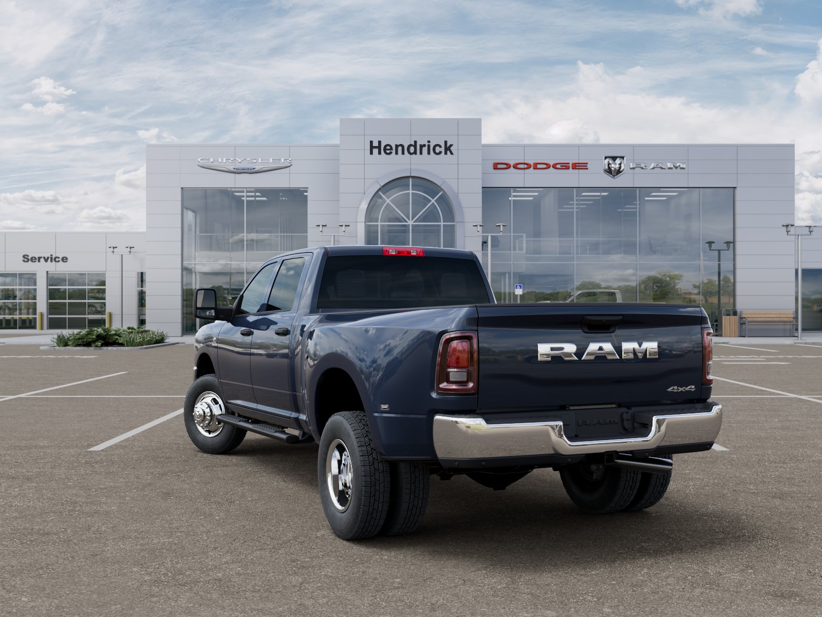 New 2026 Forged Blue Metallic Exterior Paint RAM Tradesman image 4