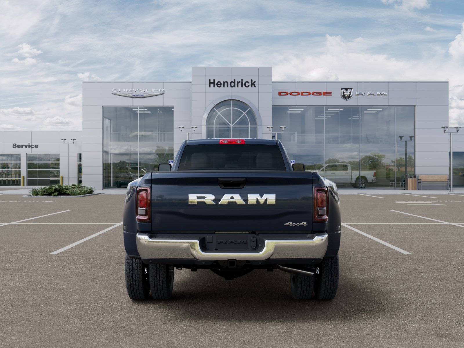 New 2026 Forged Blue Metallic Exterior Paint RAM Tradesman image 7