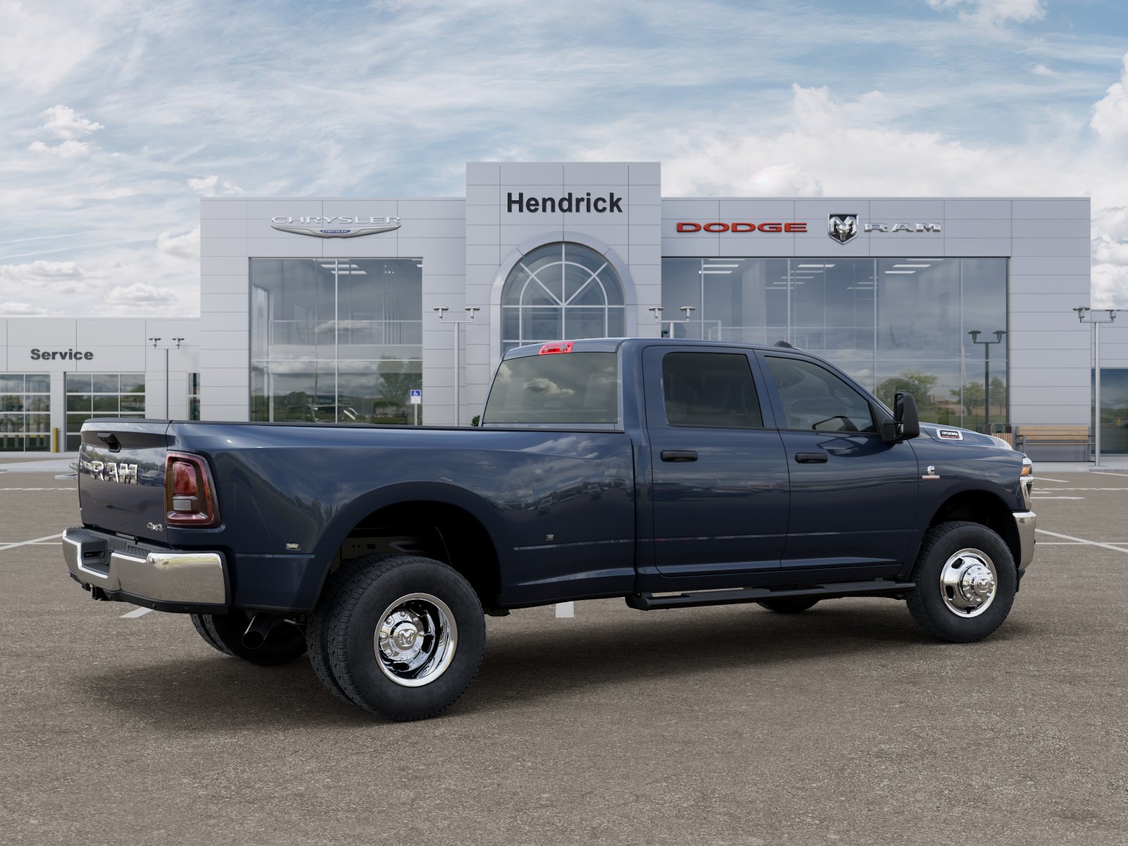 New 2026 Forged Blue Metallic Exterior Paint RAM Tradesman image 5