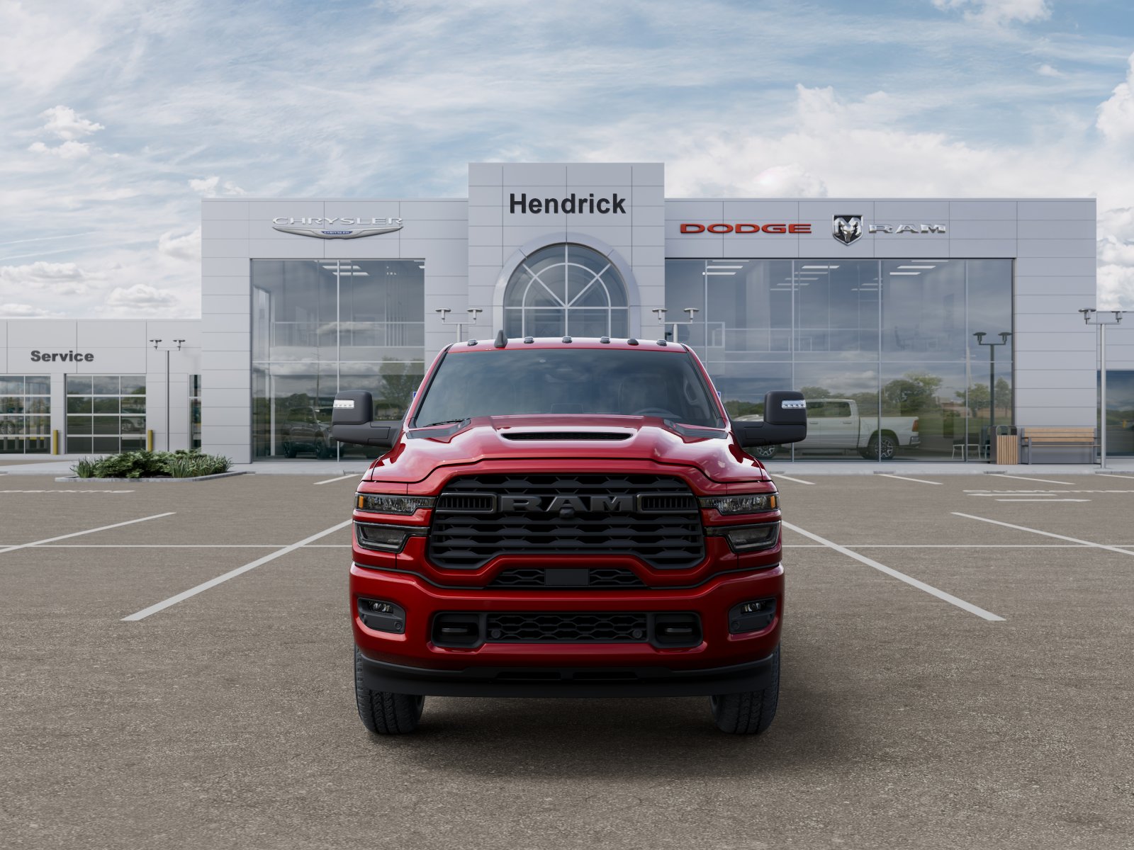 New 2026 Molten Red Pearl-Coat Exterior Paint RAM Black Express image 6