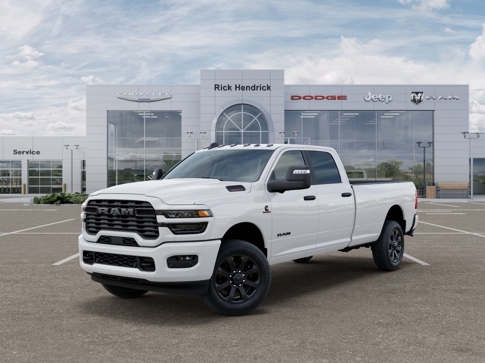 New 2026 Bright White Clear-Coat Exterior Paint RAM Big Horn image 48