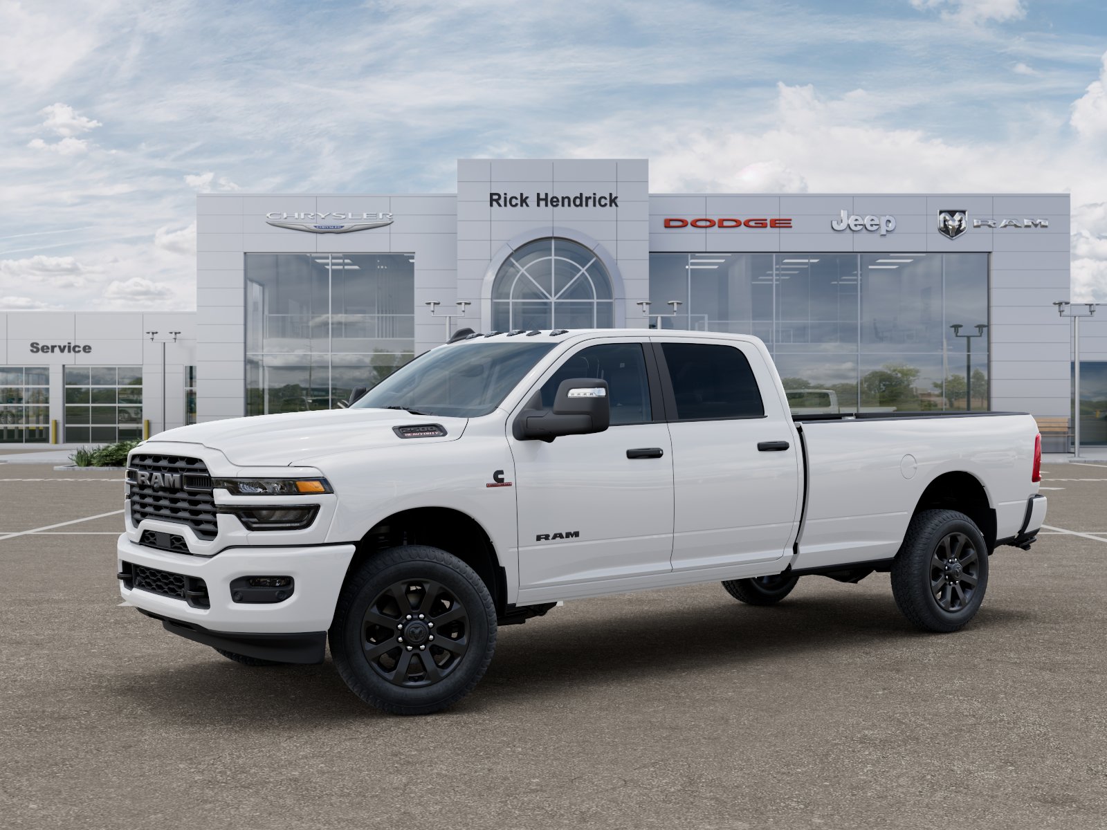 New 2026 Bright White Clear-Coat Exterior Paint RAM Big Horn image 49