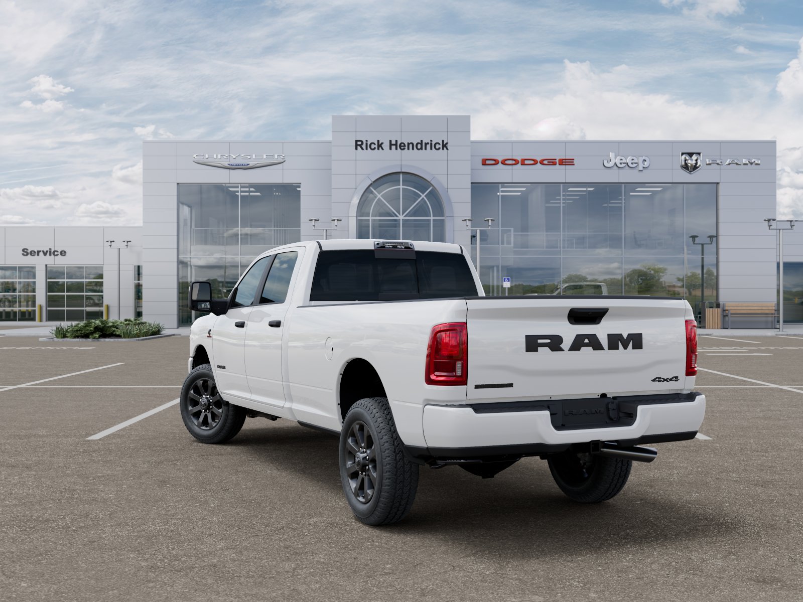 New 2026 Bright White Clear-Coat Exterior Paint RAM Big Horn image 50