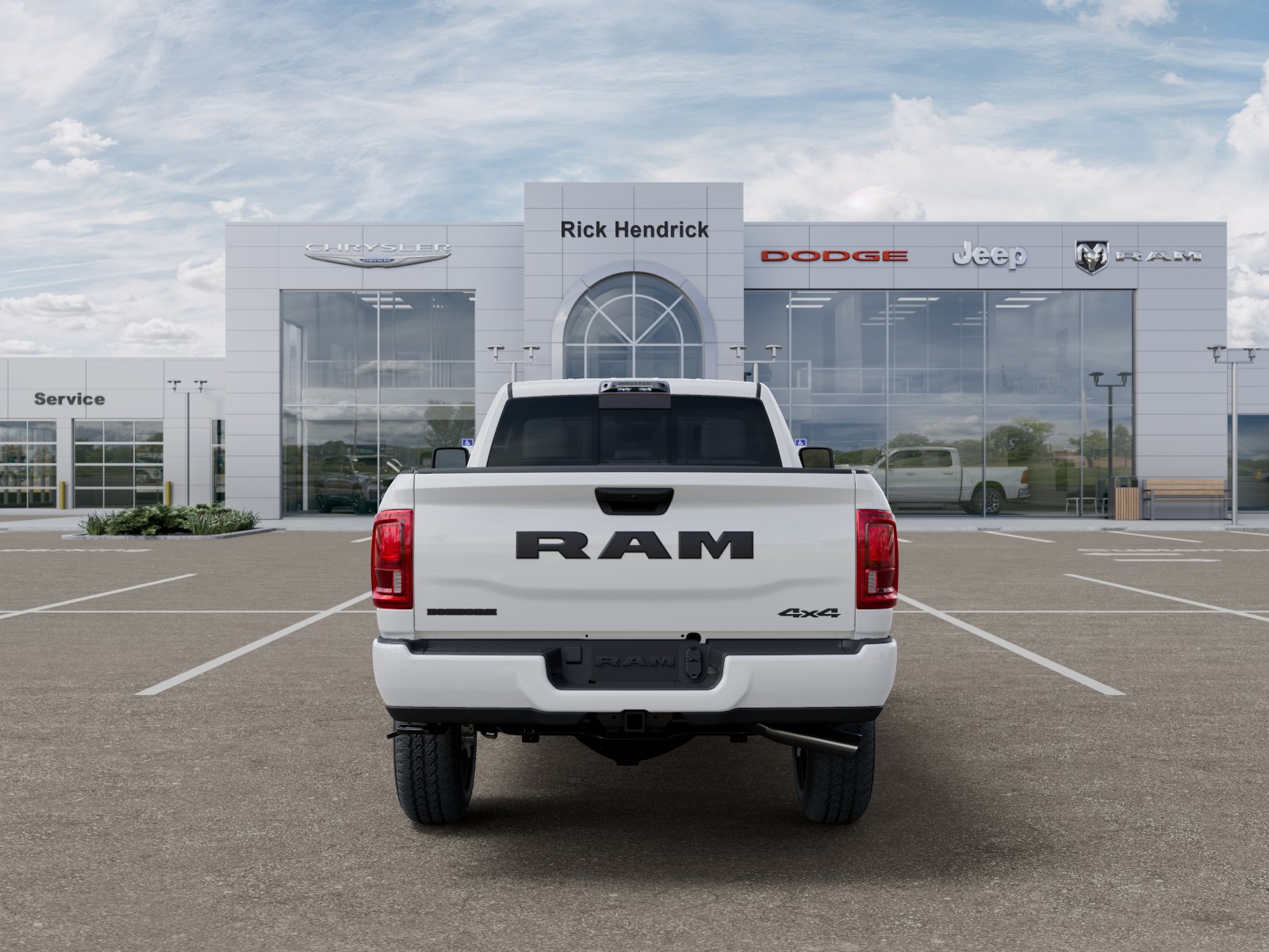 New 2026 Bright White Clear-Coat Exterior Paint RAM Big Horn image 54