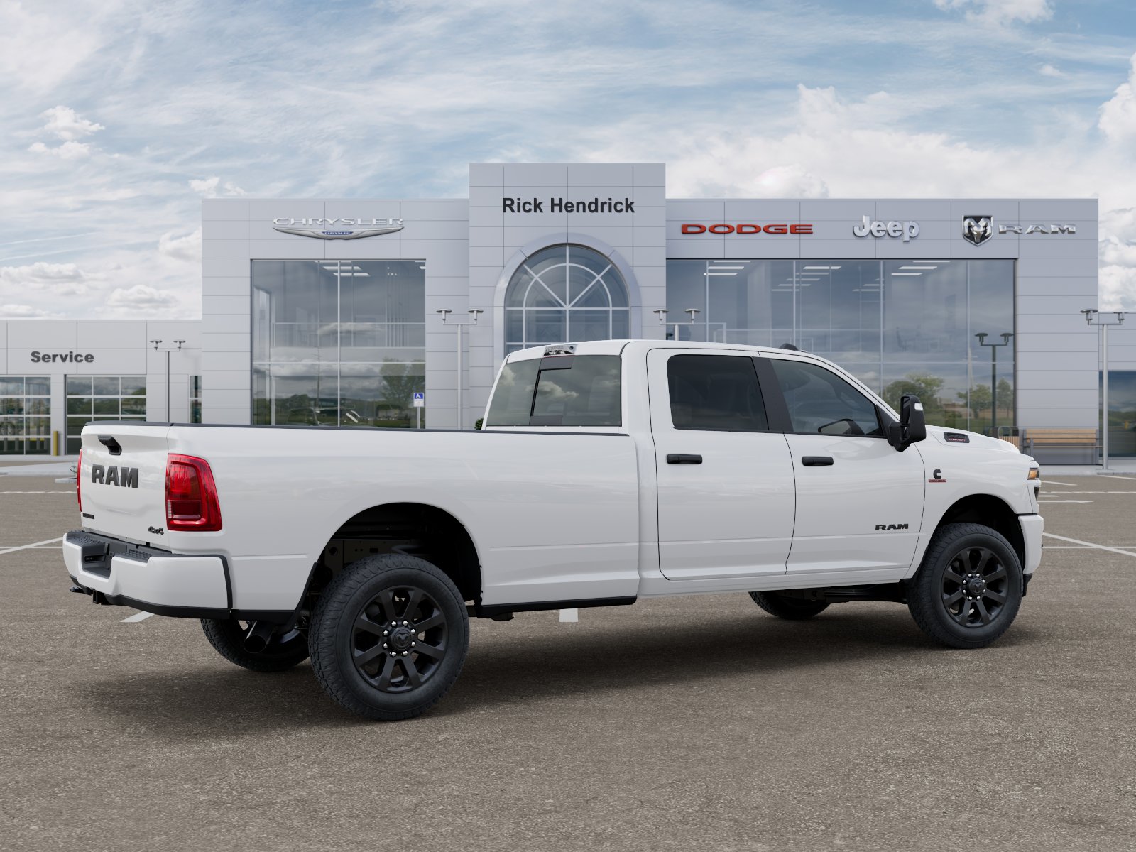 New 2026 Bright White Clear-Coat Exterior Paint RAM Big Horn image 51