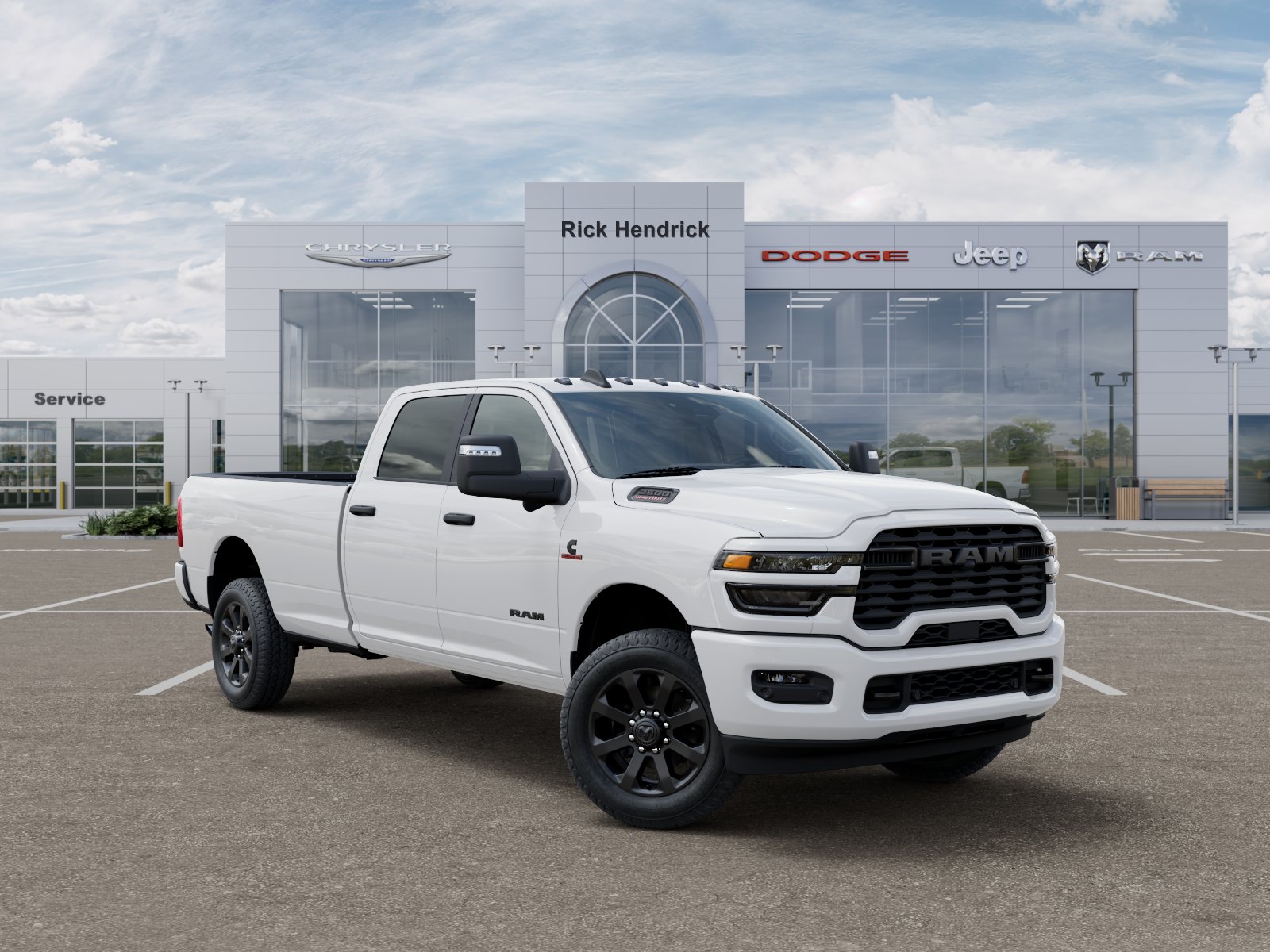 New 2026 Bright White Clear-Coat Exterior Paint RAM Big Horn image 52