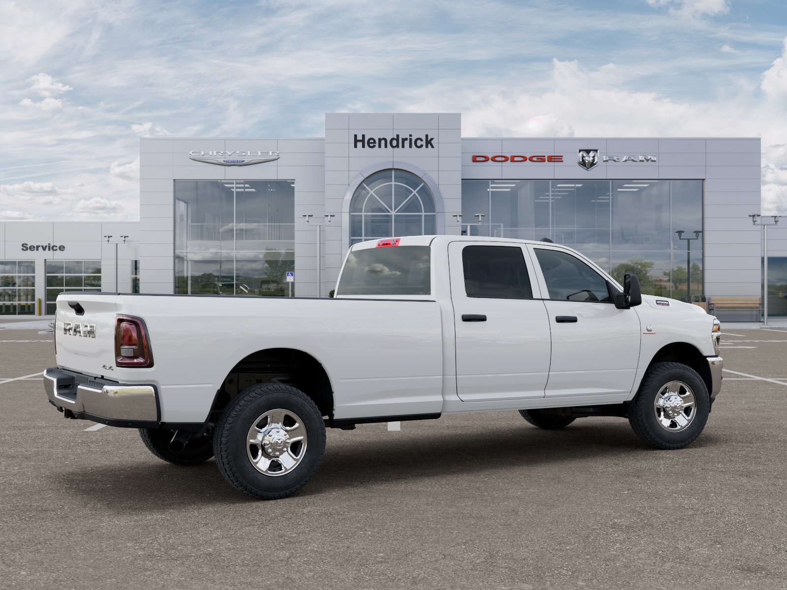 New 2026 Bright White Clear-Coat Exterior Paint RAM Tradesman image 40