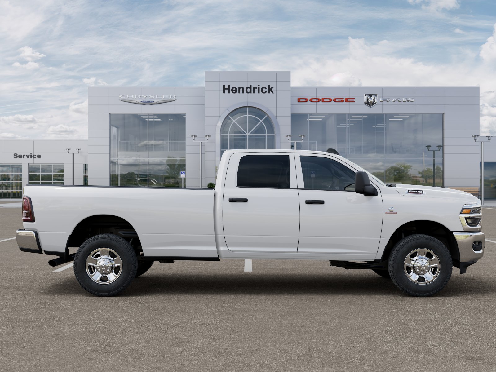 New 2026 Bright White Clear-Coat Exterior Paint RAM Tradesman image 56