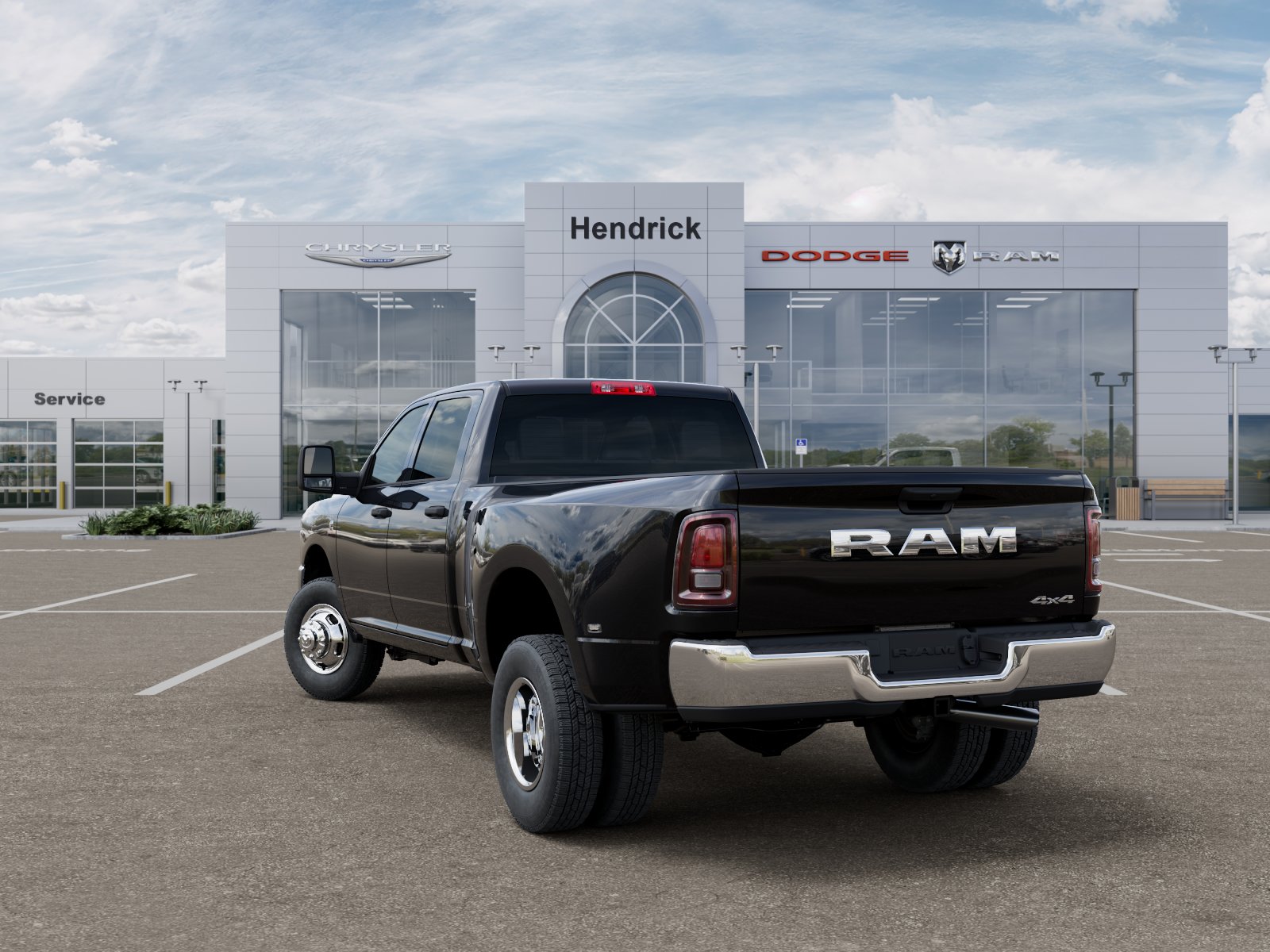 New 2026 Diamond Black Crystal Pearl-Coat Exterior Paint RAM Tradesman image 31