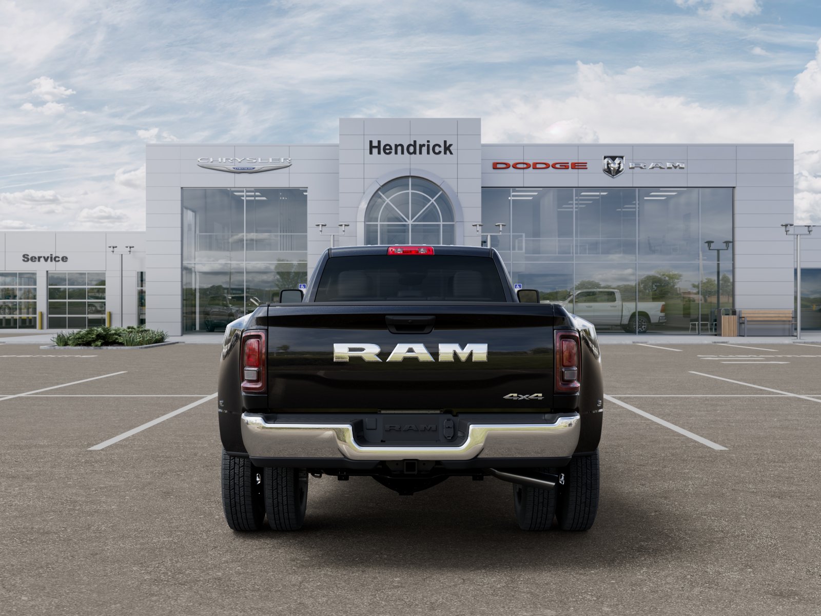New 2026 Diamond Black Crystal Pearl-Coat Exterior Paint RAM Tradesman image 34