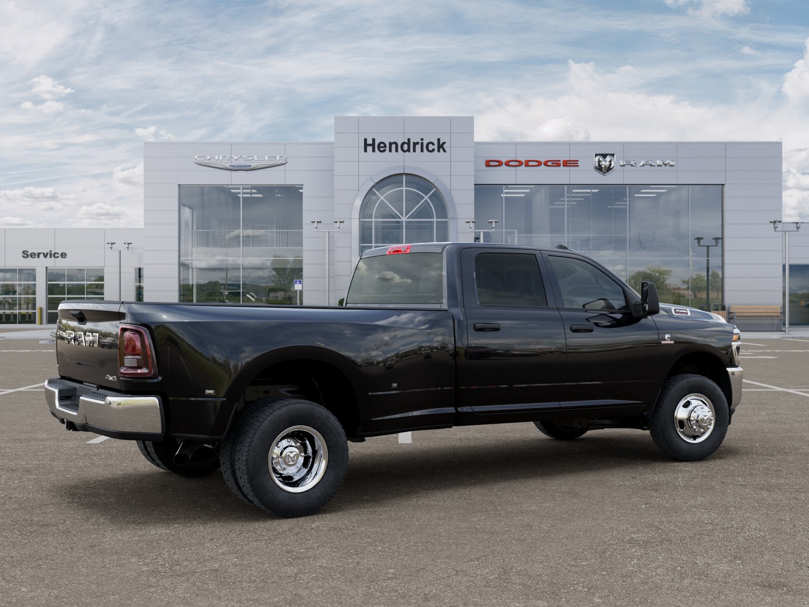 New 2026 Diamond Black Crystal Pearl-Coat Exterior Paint RAM Tradesman image 32