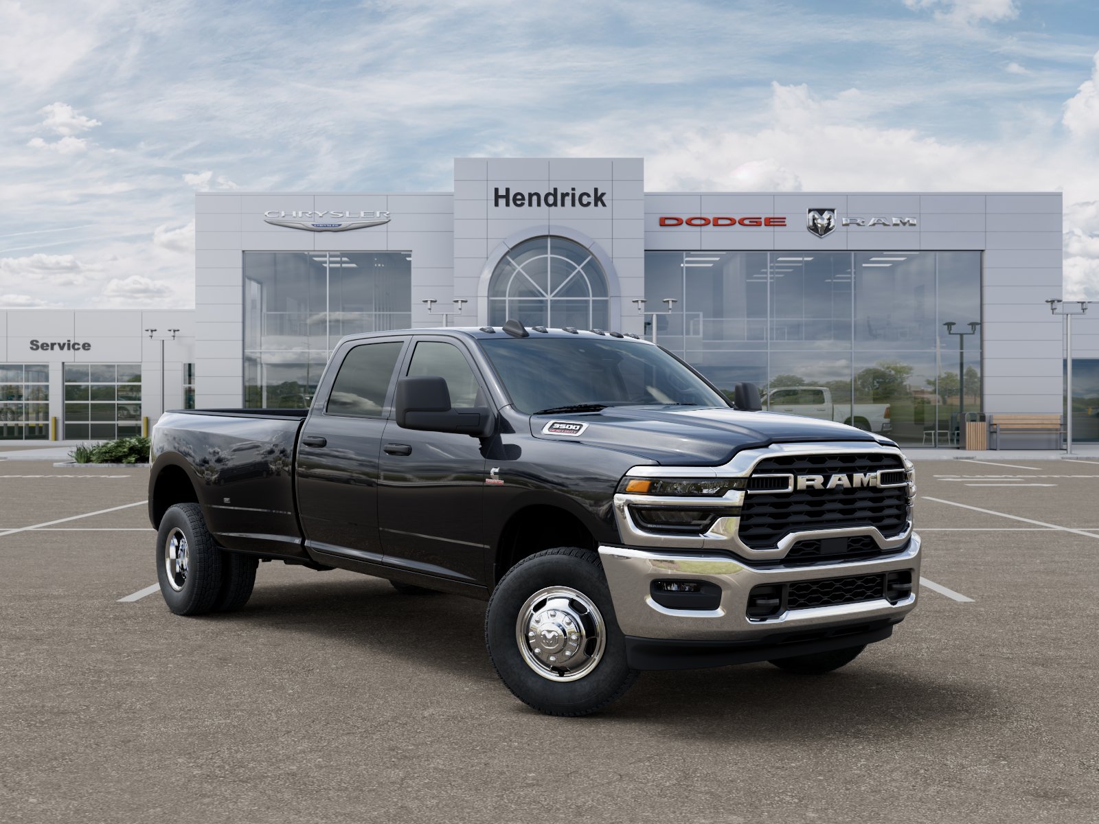 New 2026 Diamond Black Crystal Pearl-Coat Exterior Paint RAM Tradesman image 28
