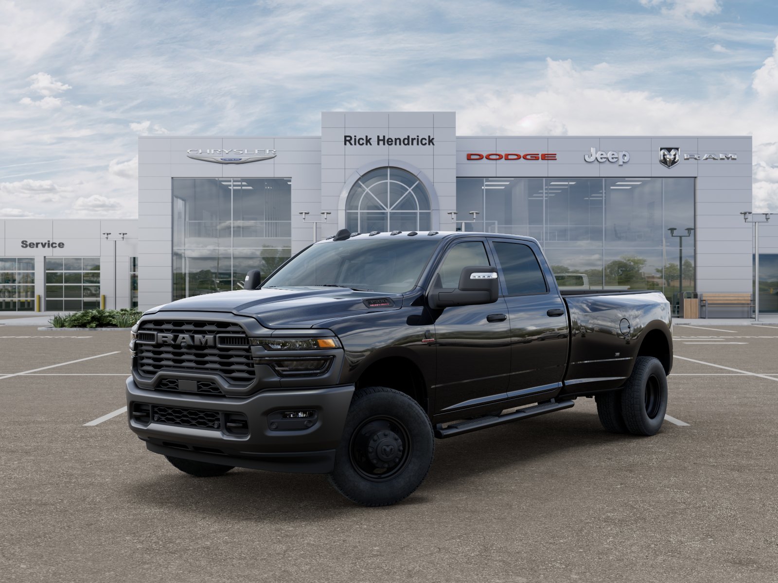 New 2026 Diamond Black Crystal Pearl-Coat Exterior Paint RAM Tradesman image 28