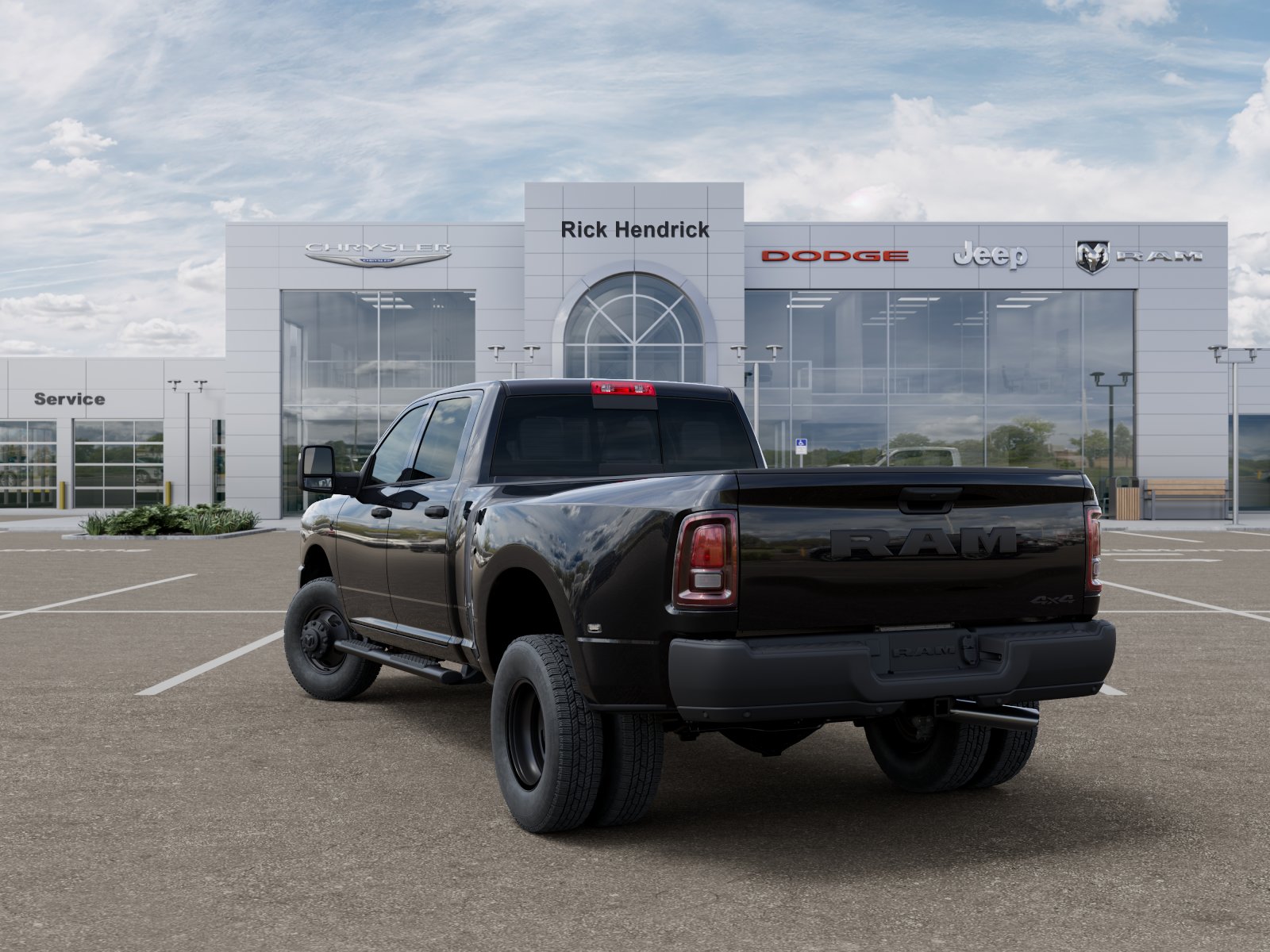 New 2026 Diamond Black Crystal Pearl-Coat Exterior Paint RAM Tradesman image 30