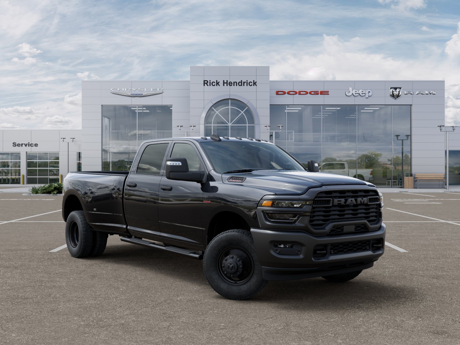 New 2026 Diamond Black Crystal Pearl-Coat Exterior Paint RAM Tradesman image 27