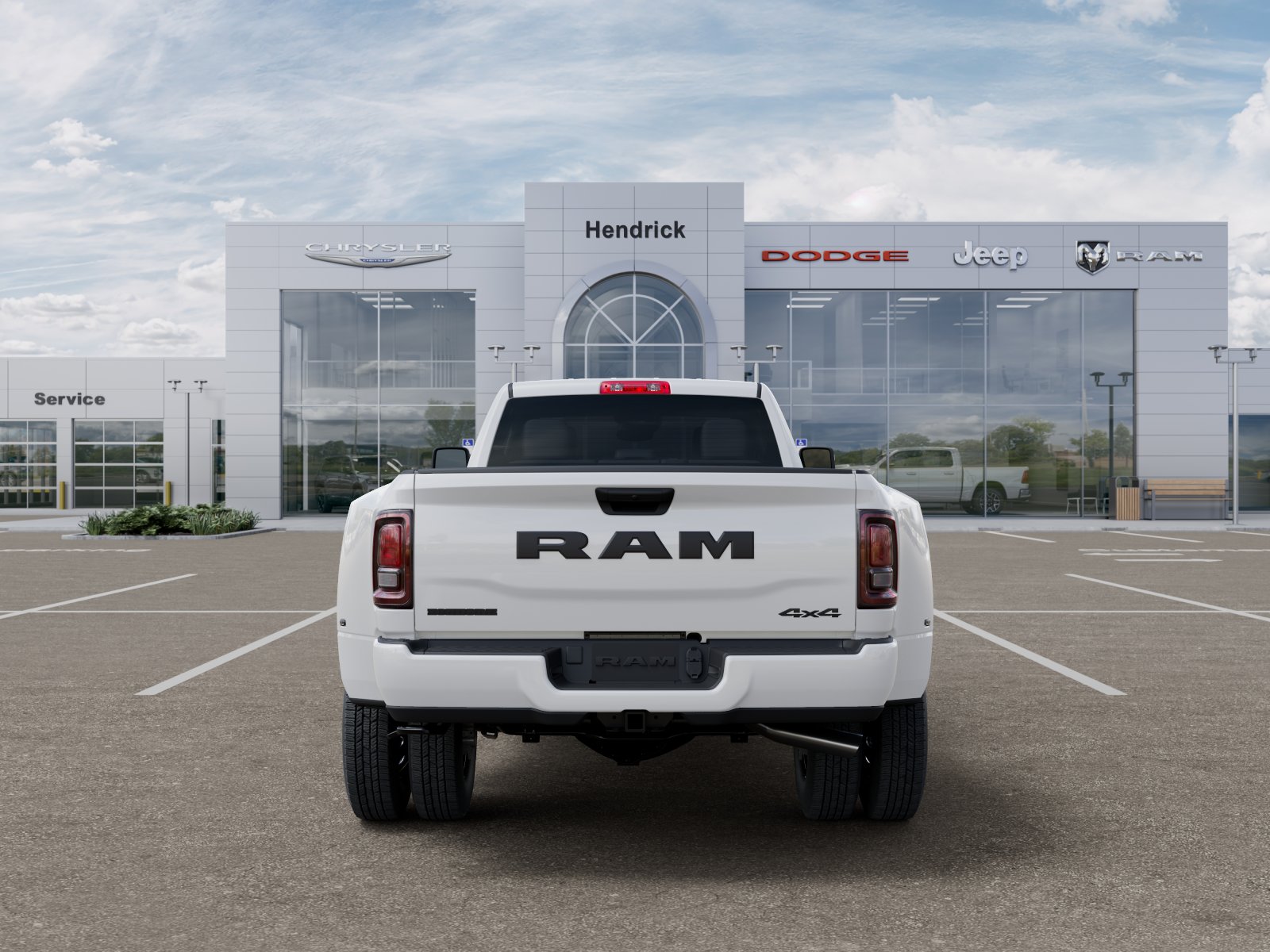 New 2026 Bright White Clear-Coat Exterior Paint RAM Big Horn image 34