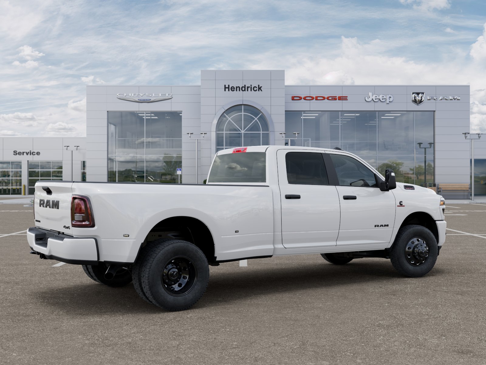 New 2026 Bright White Clear-Coat Exterior Paint RAM Big Horn image 32