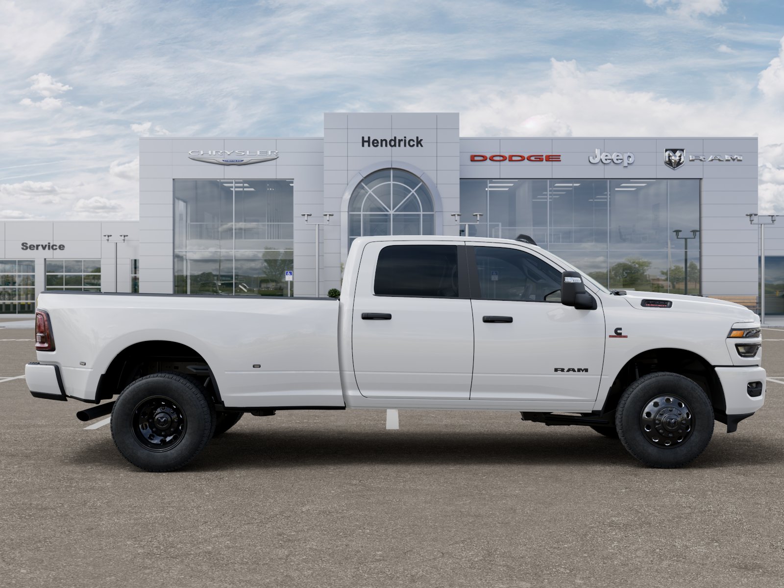 New 2026 Bright White Clear-Coat Exterior Paint RAM Big Horn image 48