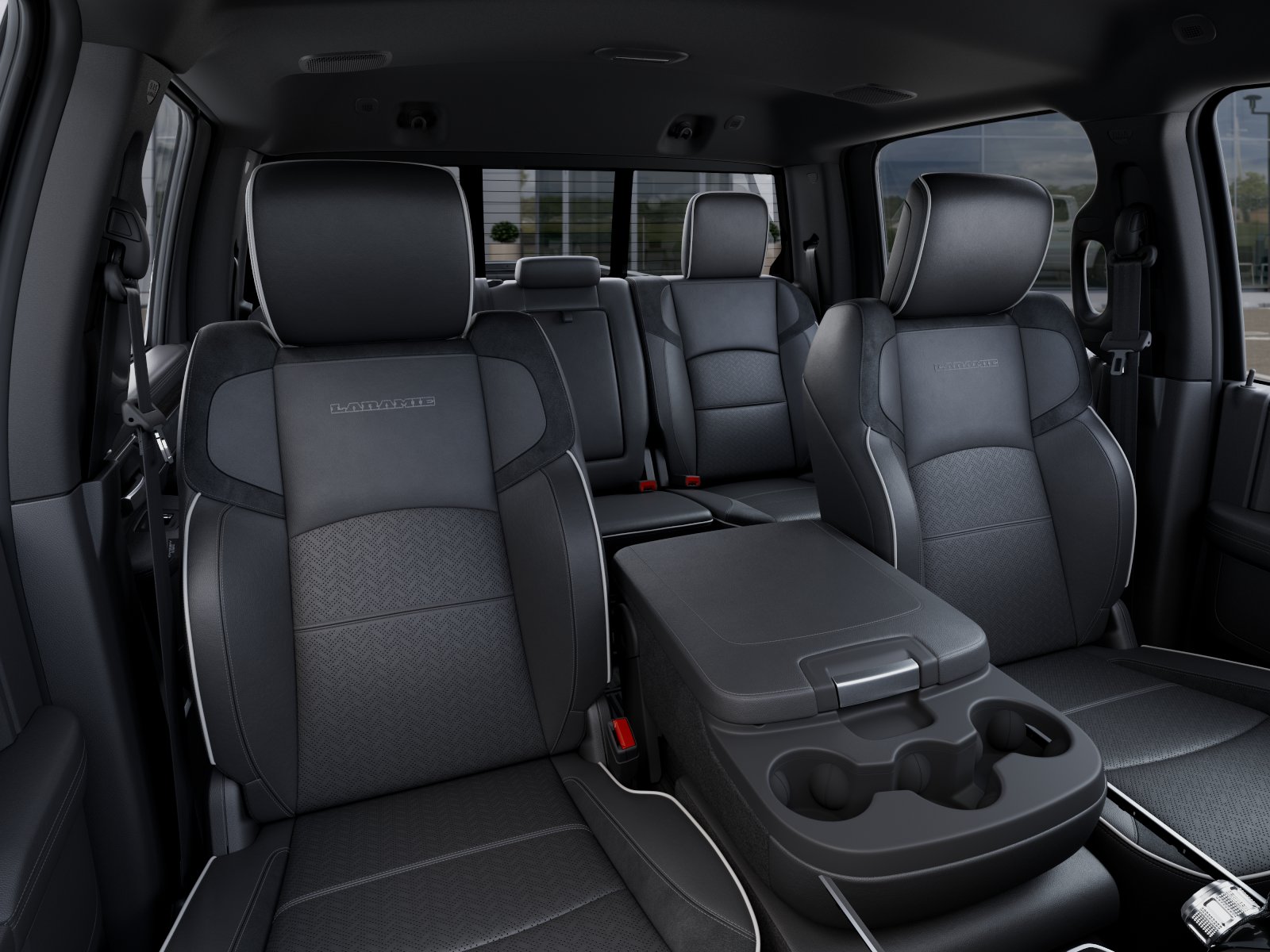 New 2026 Bright White Clear-Coat Exterior Paint RAM Laramie image 61