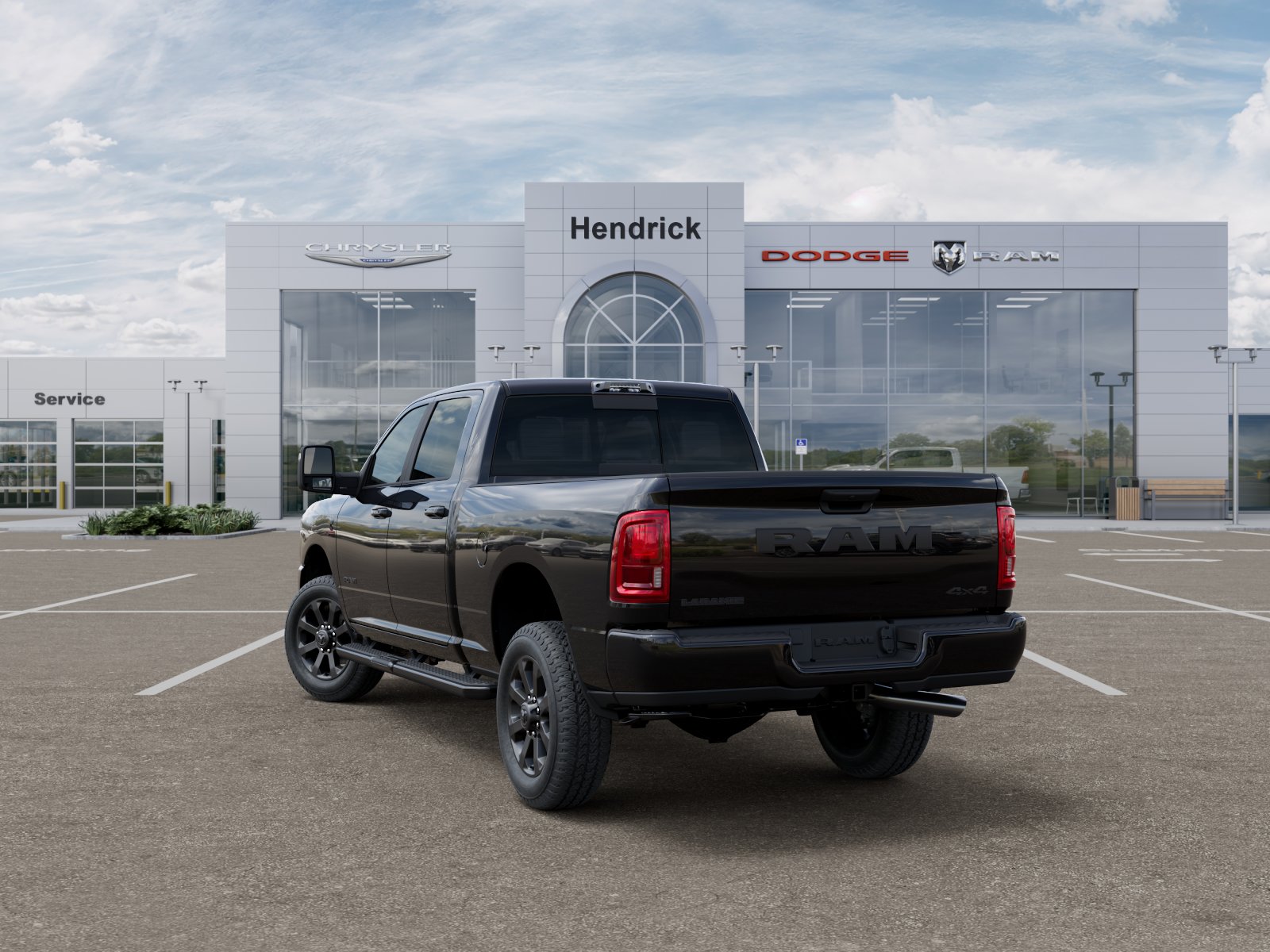 New 2026 Diamond Black Crystal Pearl-Coat Exterior Paint RAM Laramie image 38
