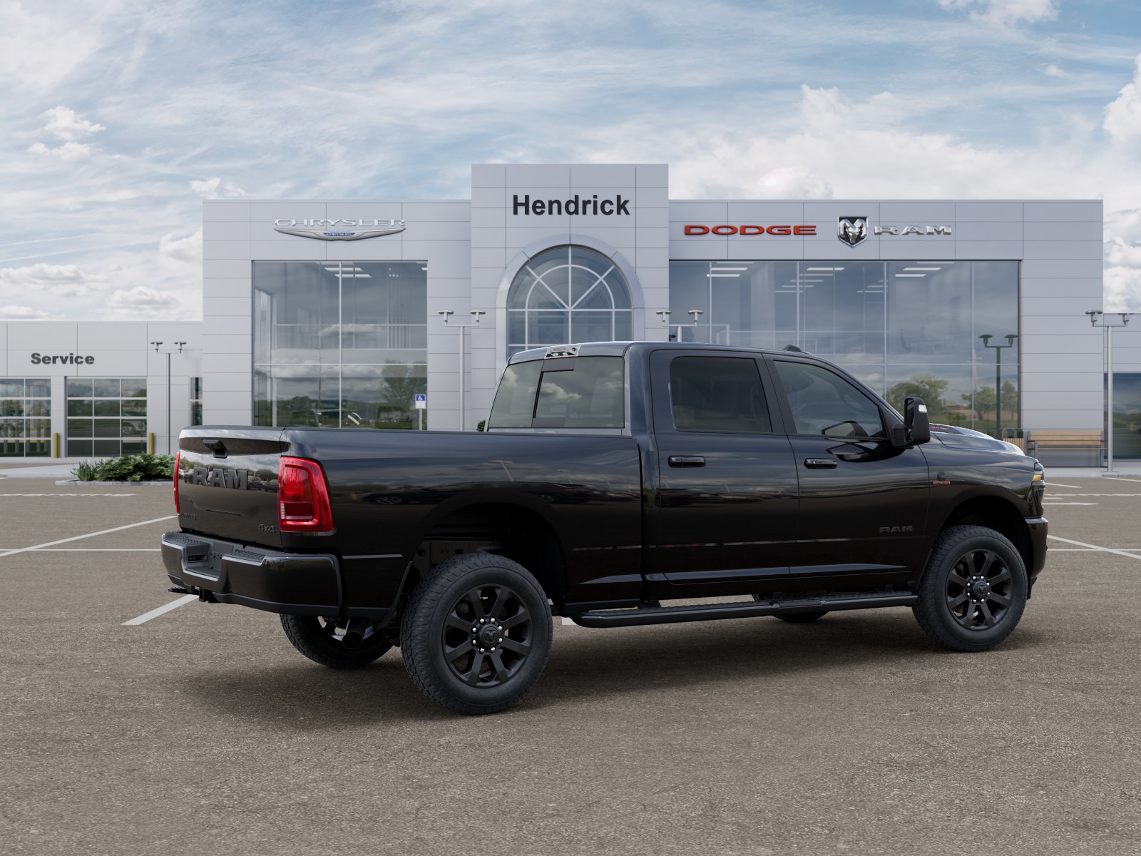 New 2026 Diamond Black Crystal Pearl-Coat Exterior Paint RAM Laramie image 39