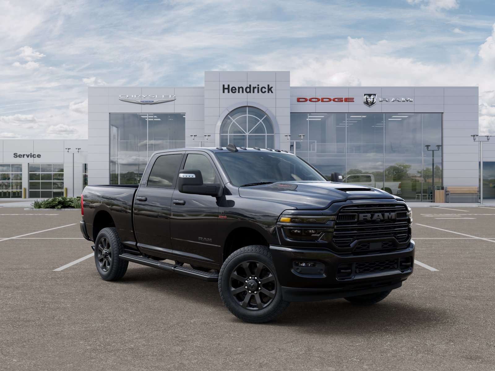 New 2026 Diamond Black Crystal Pearl-Coat Exterior Paint RAM Laramie image 35