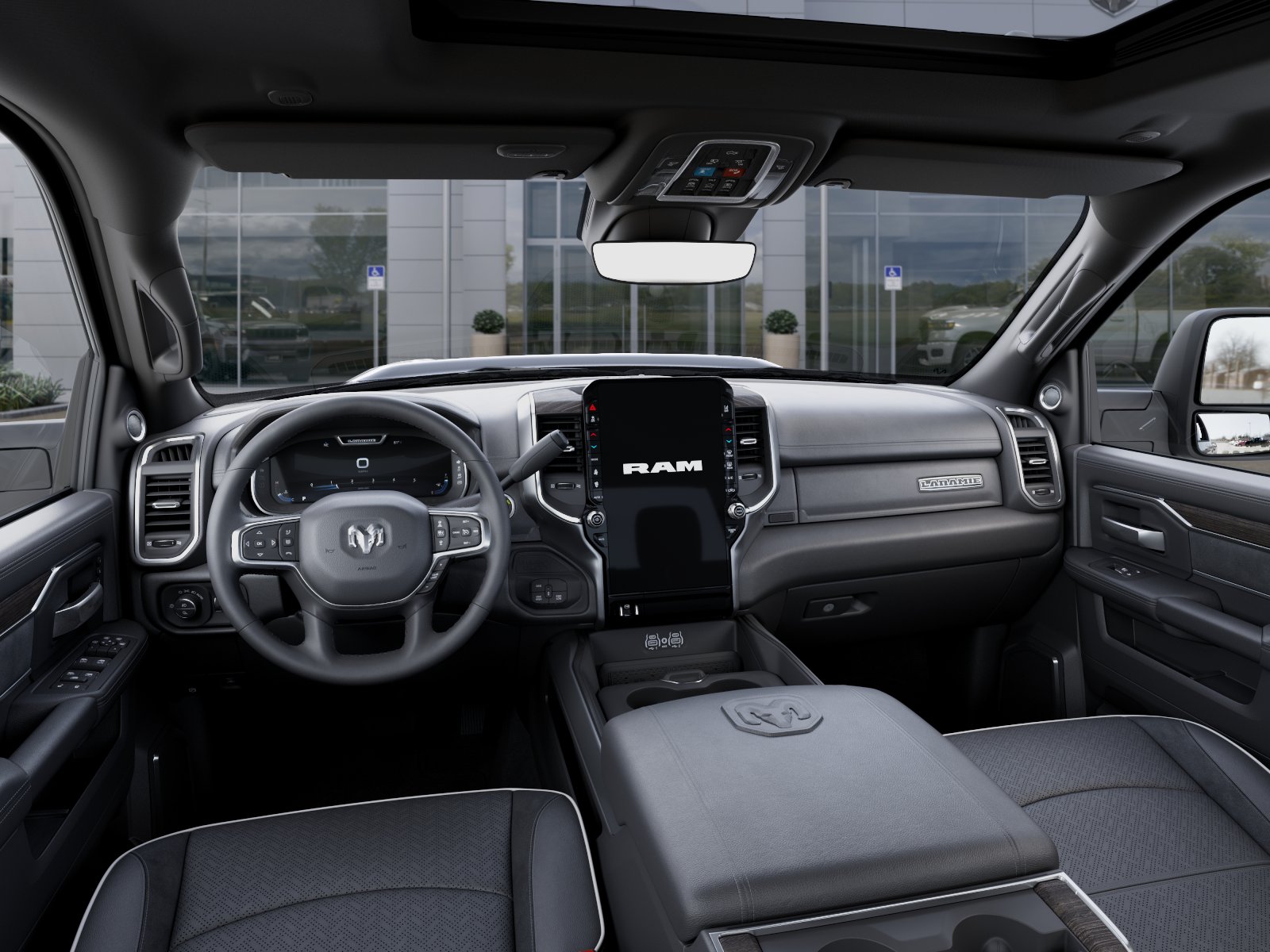 New 2026 Diamond Black Crystal Pearl-Coat Exterior Paint RAM Laramie image 48