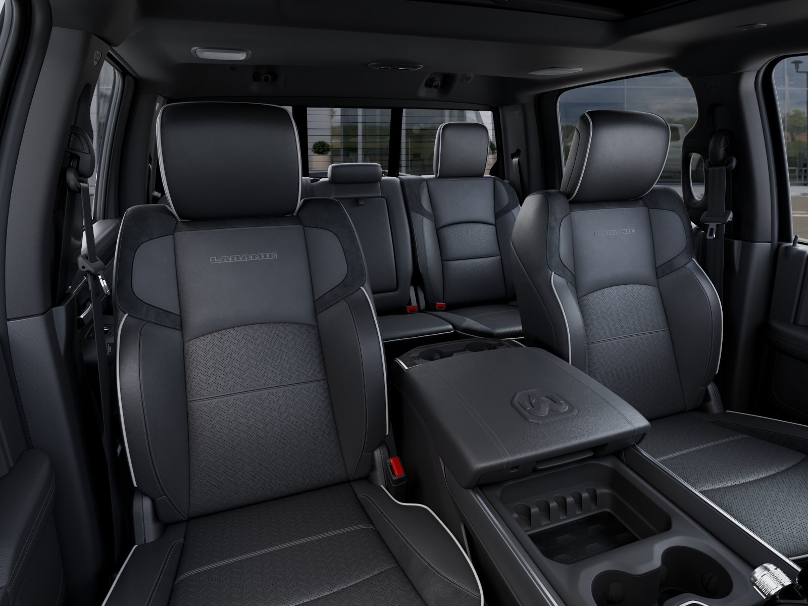 New 2026 Diamond Black Crystal Pearl-Coat Exterior Paint RAM Laramie image 50
