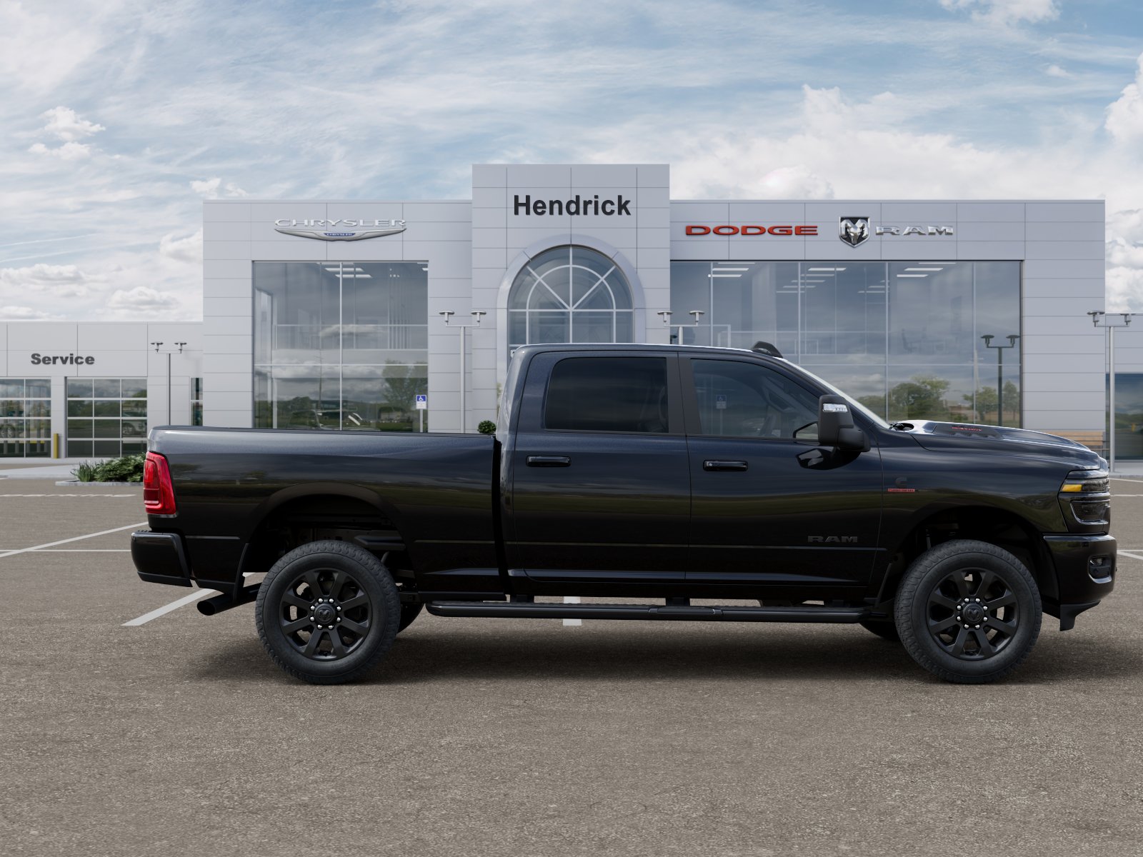 New 2026 Diamond Black Crystal Pearl-Coat Exterior Paint RAM Laramie image 55