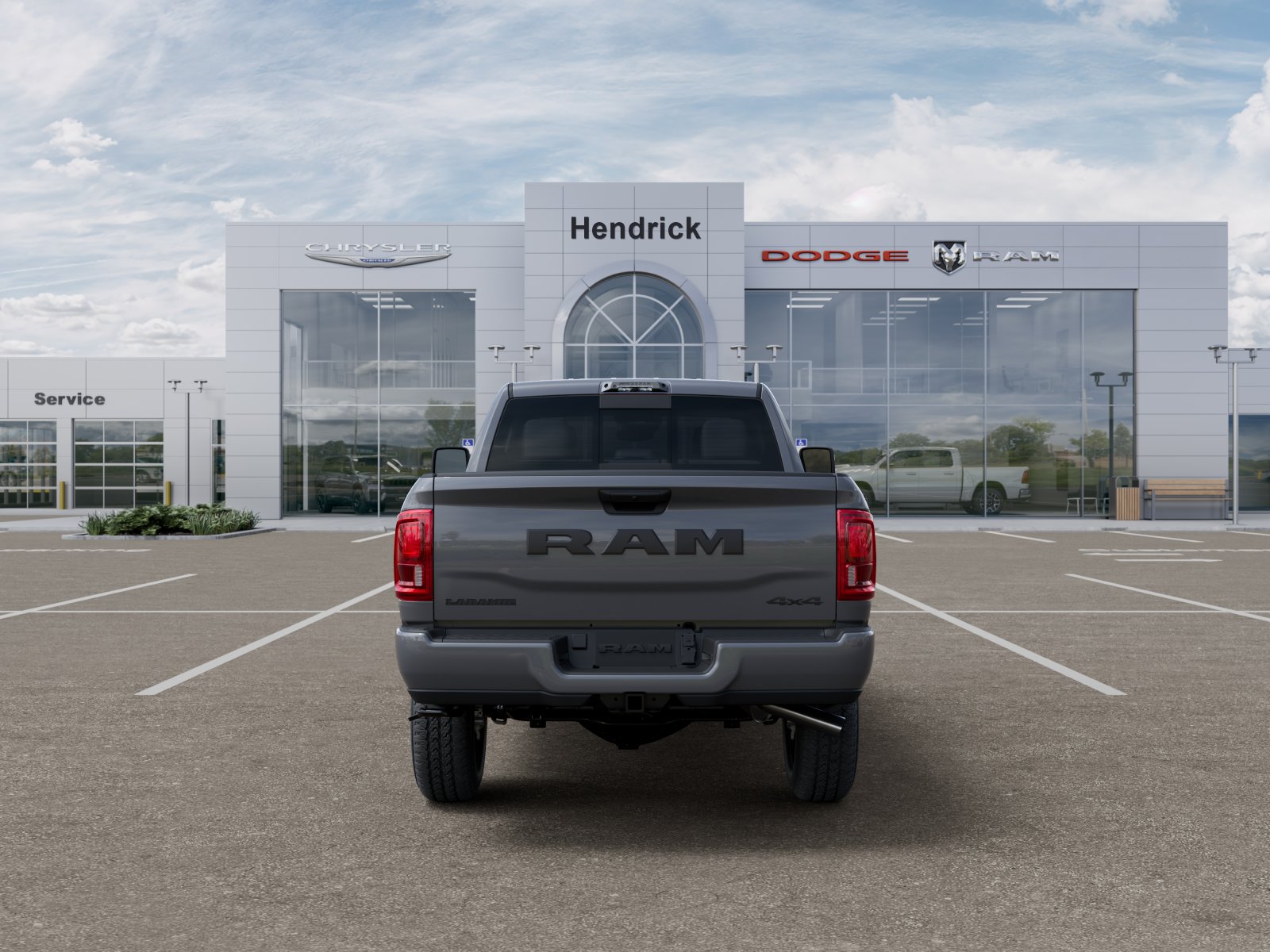 New 2026 Ceramic Gray Clear-Coat Exterior Paint RAM Laramie image 34