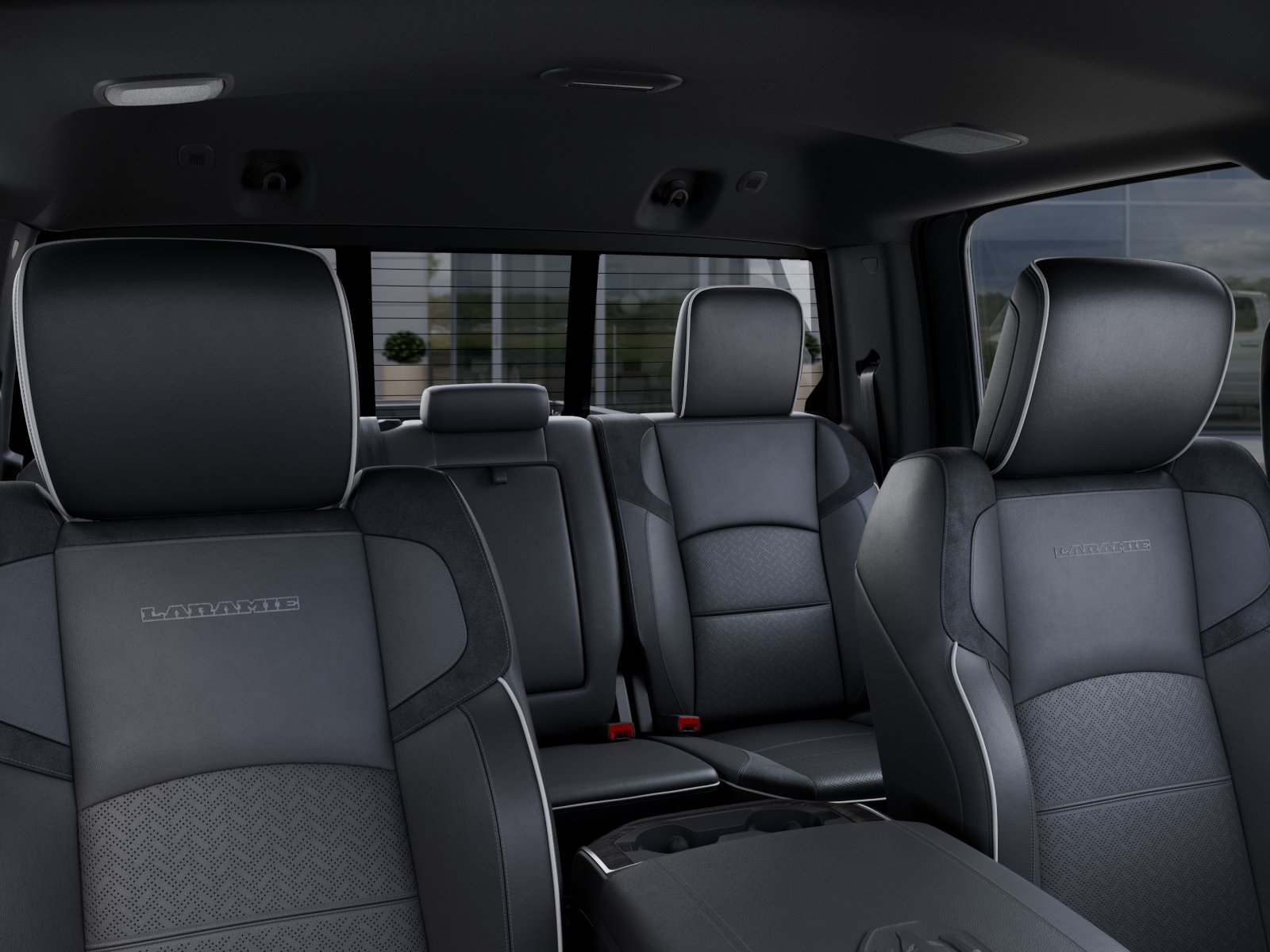 New 2026 Ceramic Gray Clear-Coat Exterior Paint RAM Laramie image 53