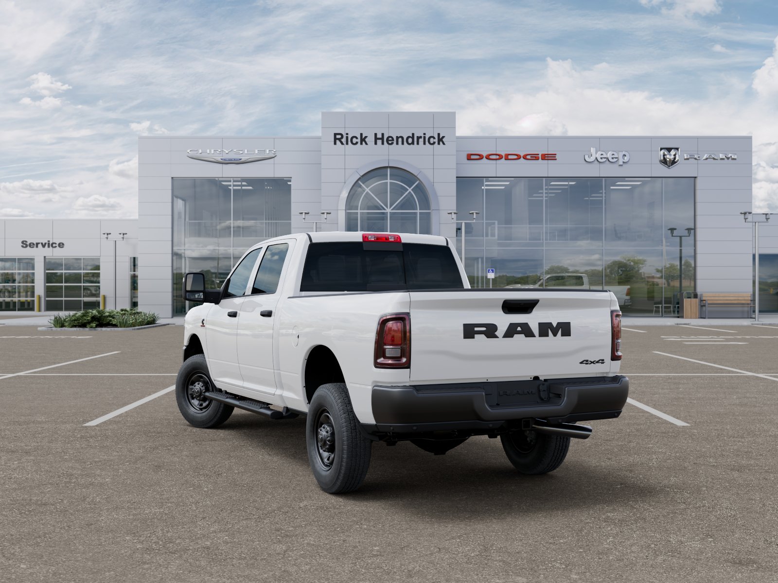 New 2026 Bright White Clear-Coat Exterior Paint RAM Tradesman image 37