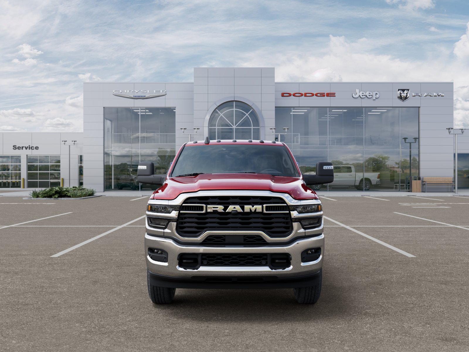 New 2026 Molten Red Pearl-Coat Exterior Paint RAM TRADESMAN image 72