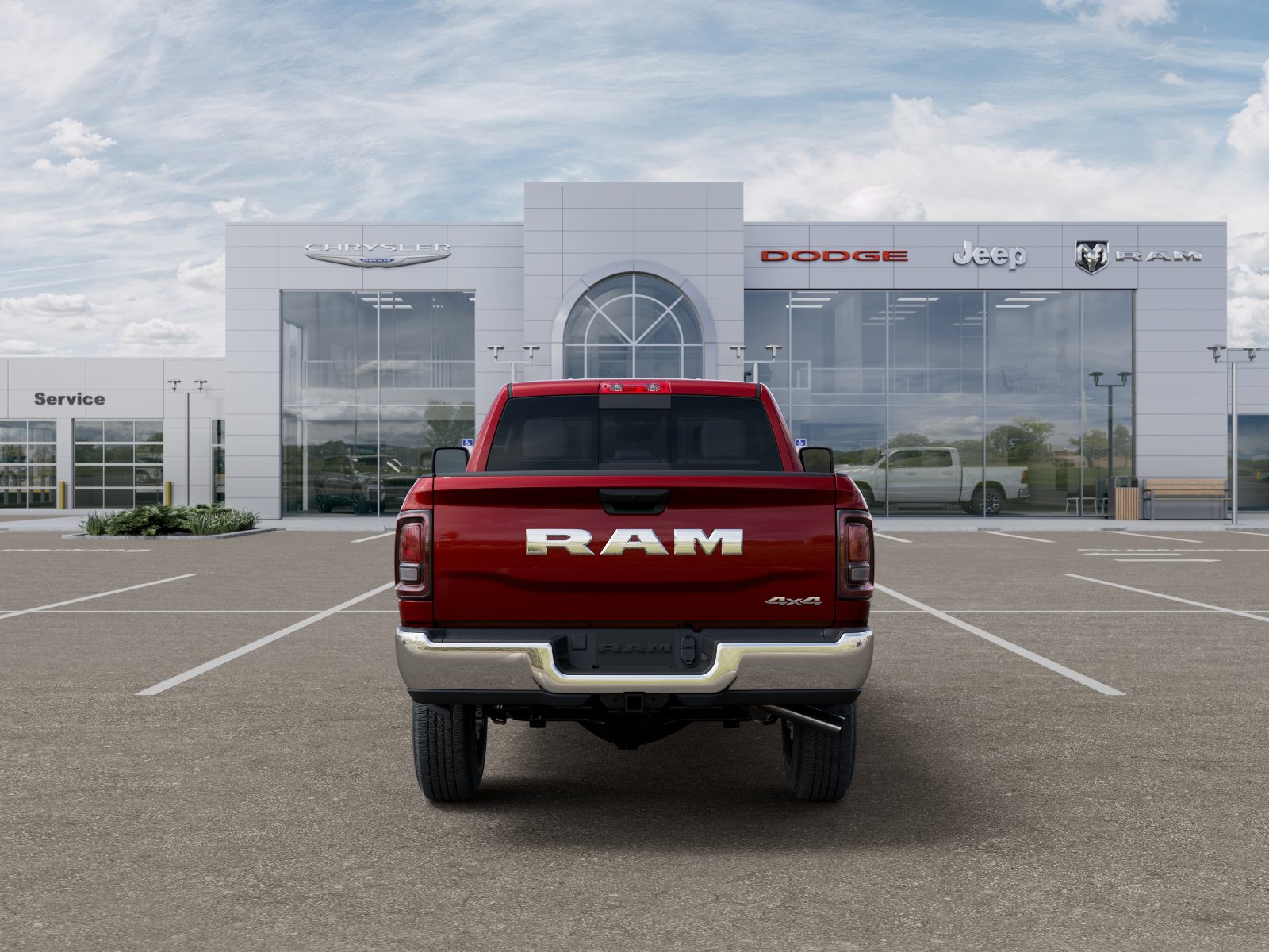 New 2026 Molten Red Pearl-Coat Exterior Paint RAM TRADESMAN image 74