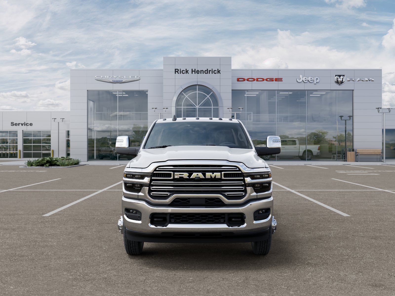 New 2026 Bright White Clear-Coat Exterior Paint RAM Laramie image 32