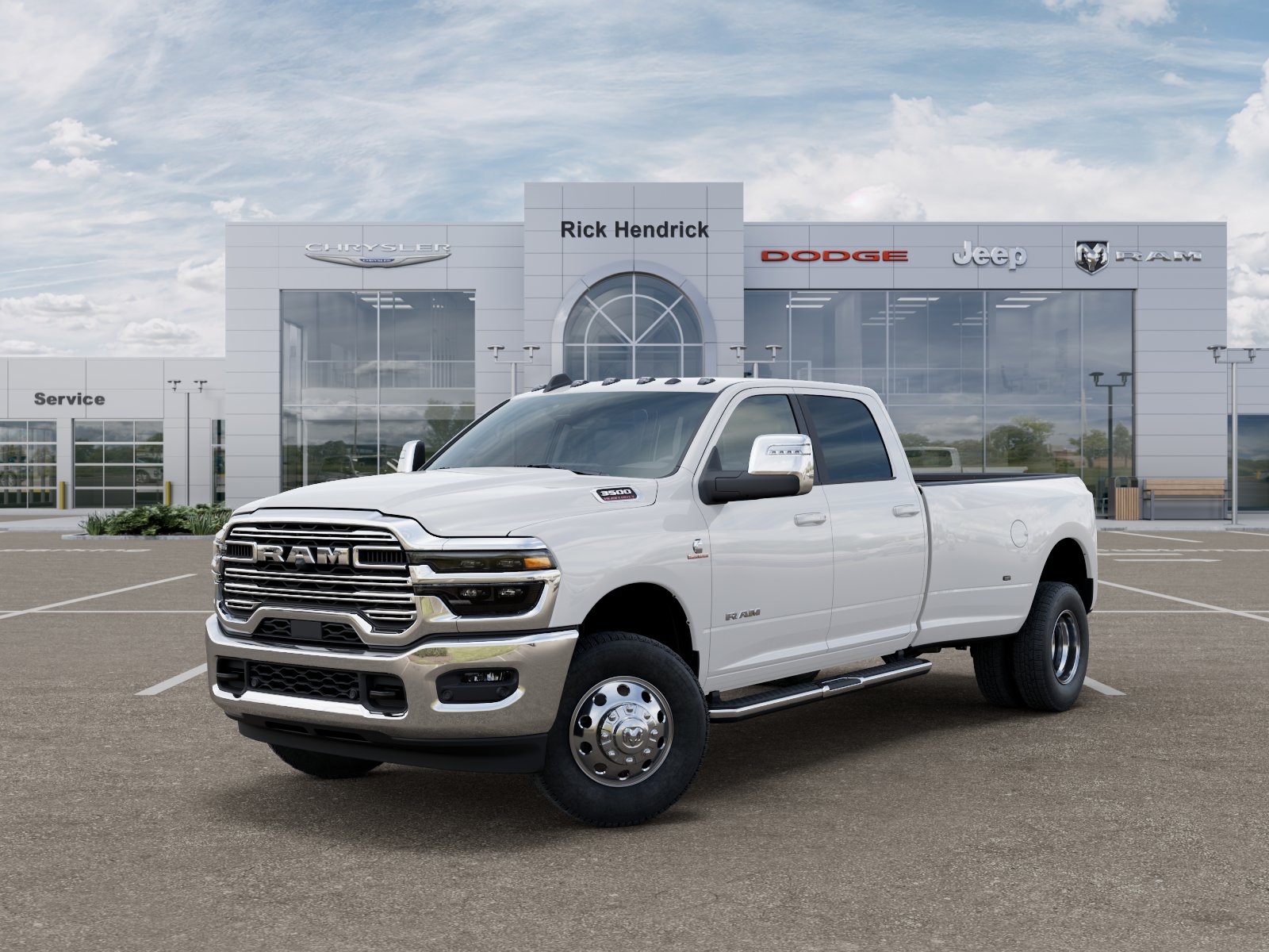 New 2026 Bright White Clear-Coat Exterior Paint RAM Laramie image 28