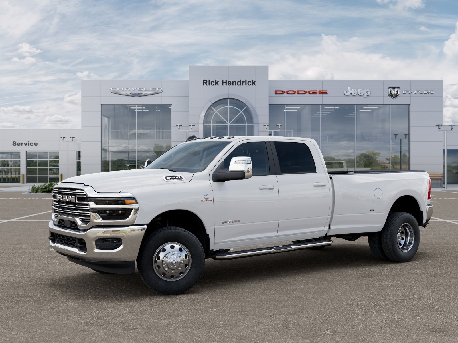 New 2026 Bright White Clear-Coat Exterior Paint RAM Laramie image 29