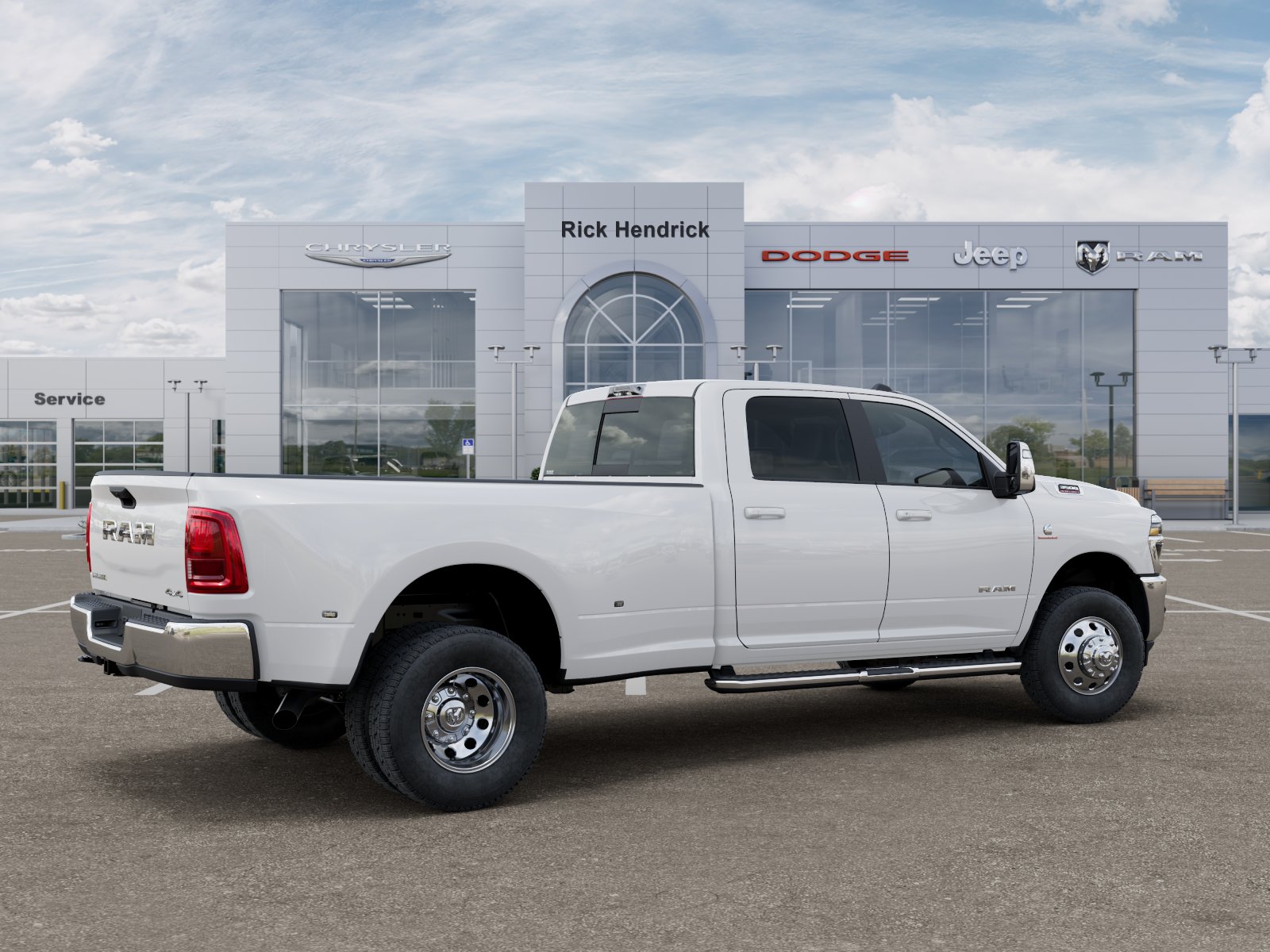 New 2026 Bright White Clear-Coat Exterior Paint RAM Laramie image 31