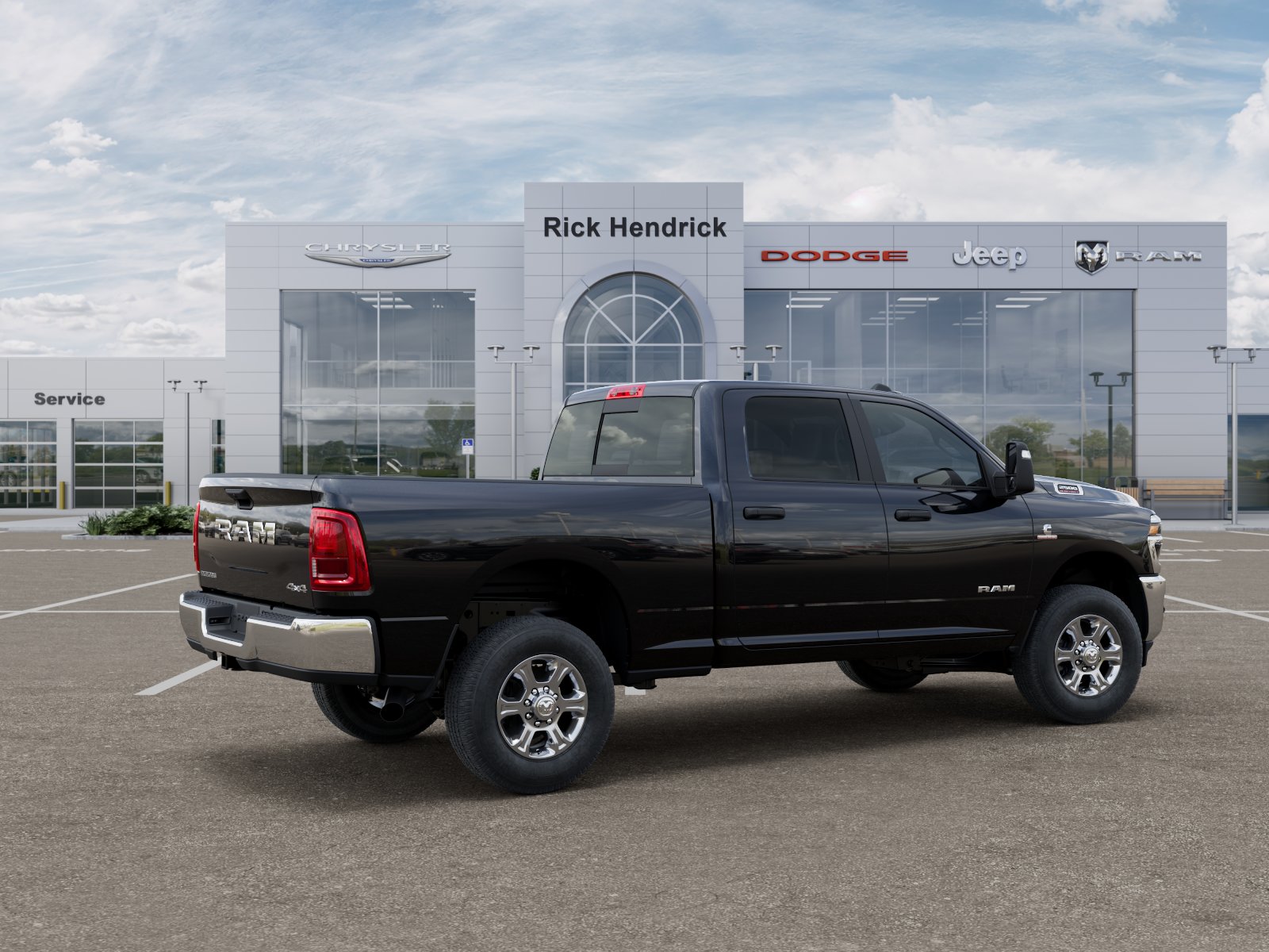 New 2026 Diamond Black Crystal Pearl-Coat Exterior Paint RAM Big Horn image 39