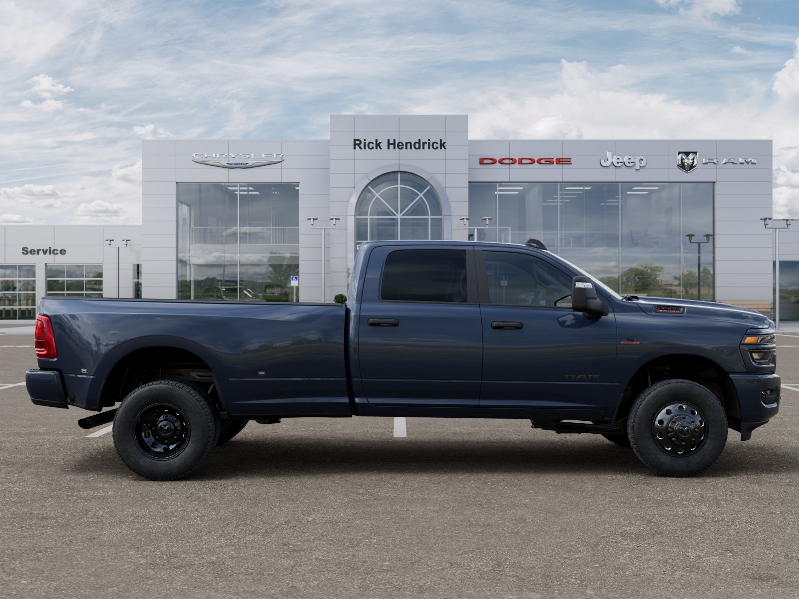 New 2026 Forged Blue Metallic Exterior Paint RAM Big Horn image 48