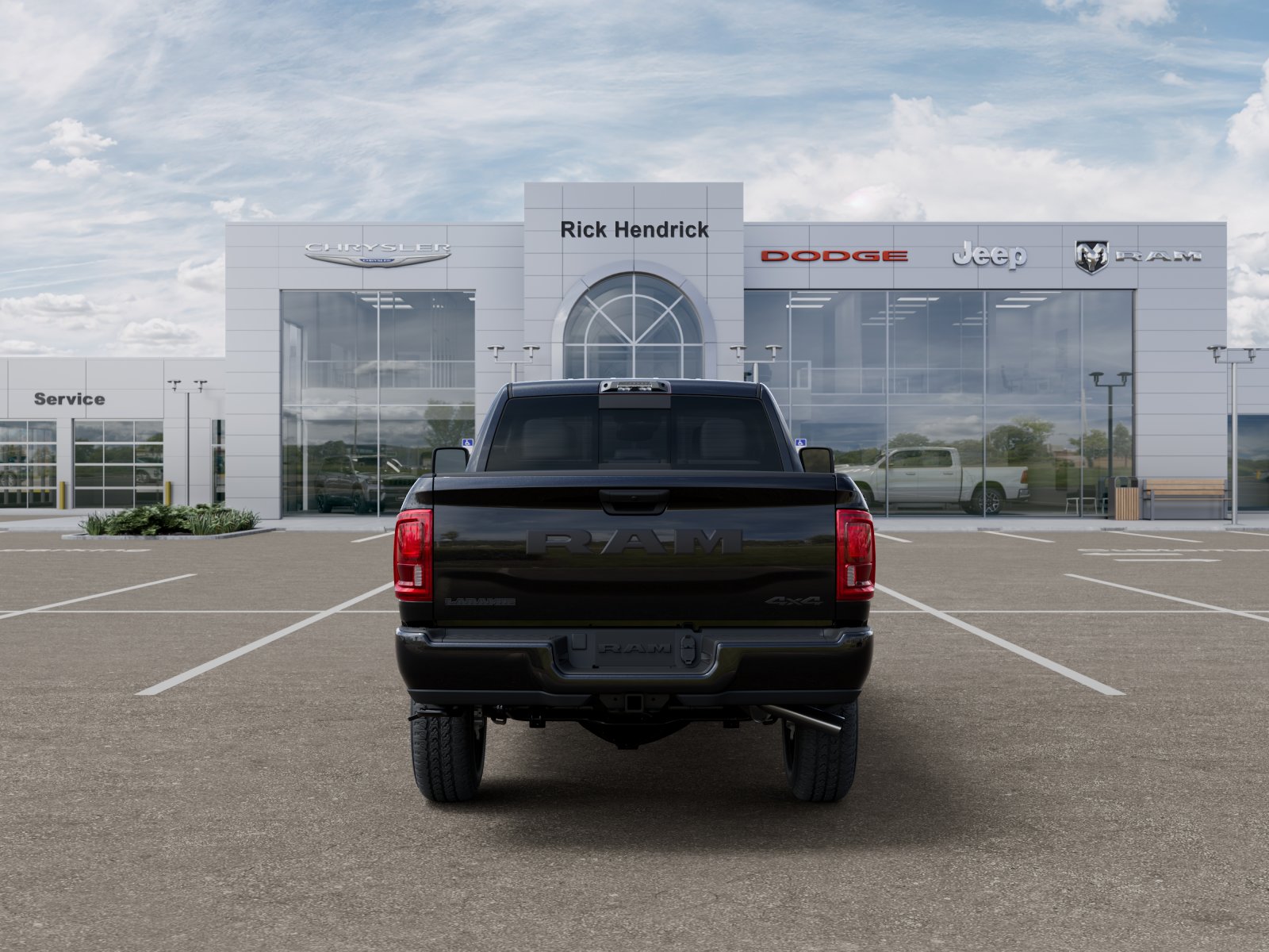 New 2026 Diamond Black Crystal Pearl-Coat Exterior Paint RAM Laramie image 33