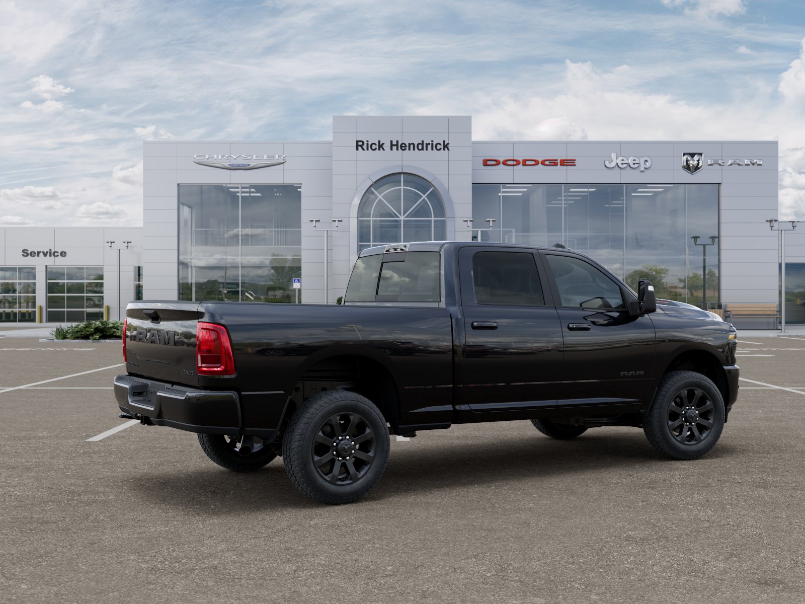 New 2026 Diamond Black Crystal Pearl-Coat Exterior Paint RAM Laramie image 31