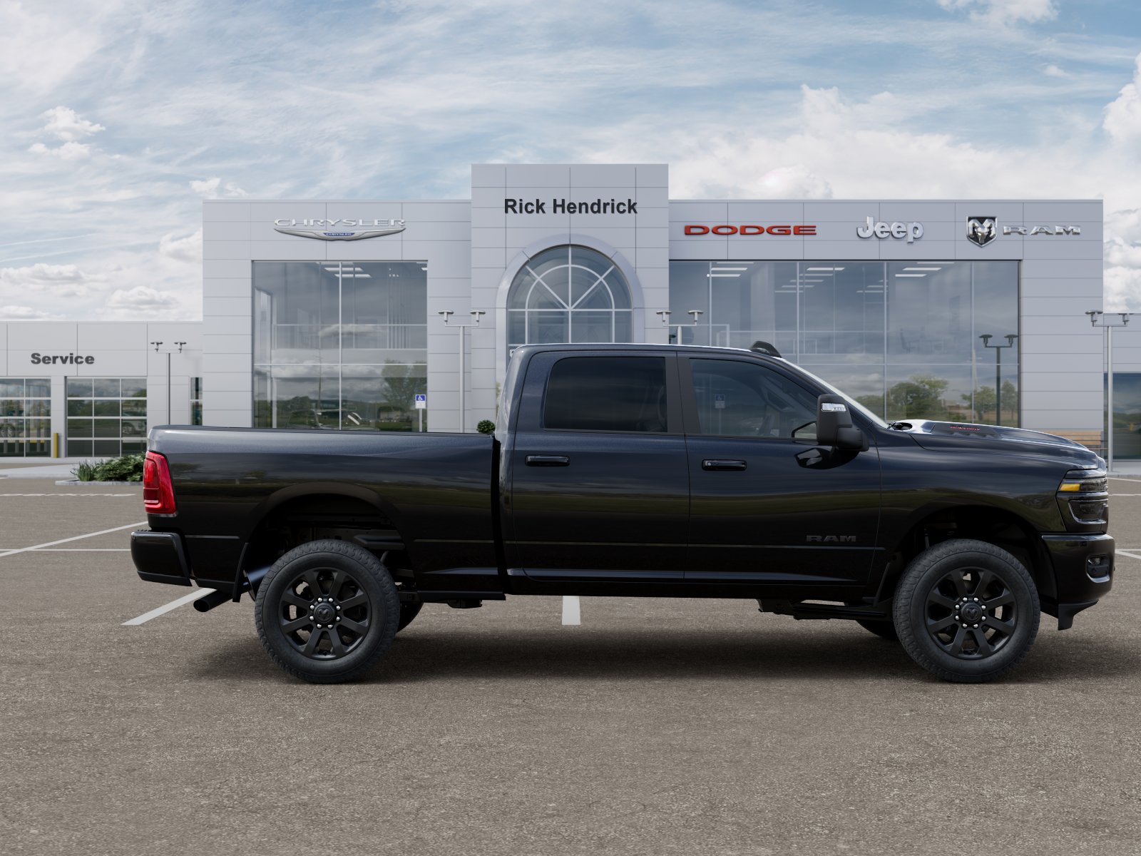 New 2026 Diamond Black Crystal Pearl-Coat Exterior Paint RAM Laramie image 47
