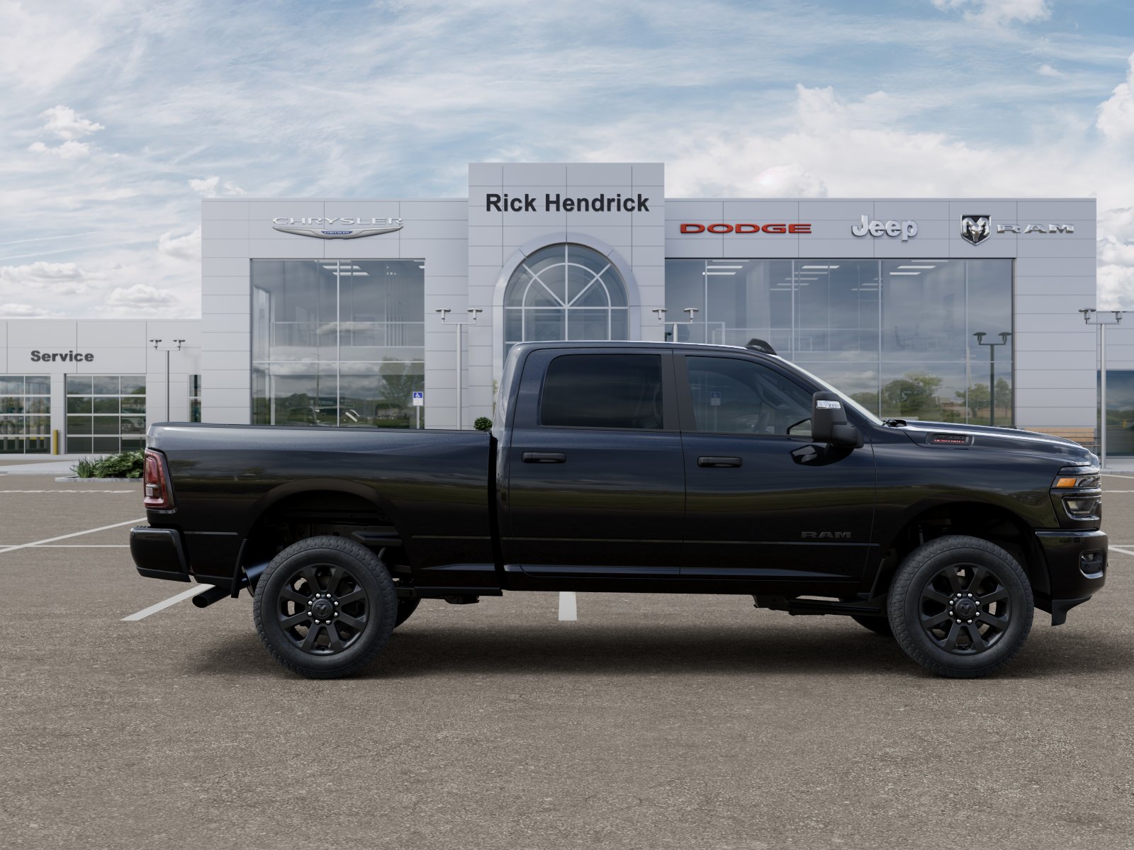 New 2026 Diamond Black Crystal Pearl-Coat Exterior Paint RAM Big Horn image 55