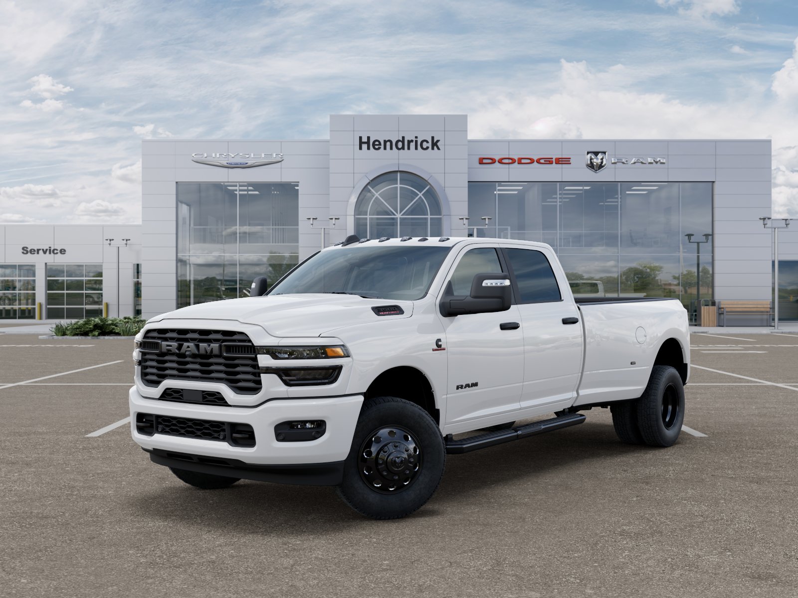 New 2026 Bright White Clear-Coat Exterior Paint RAM Big Horn image 23