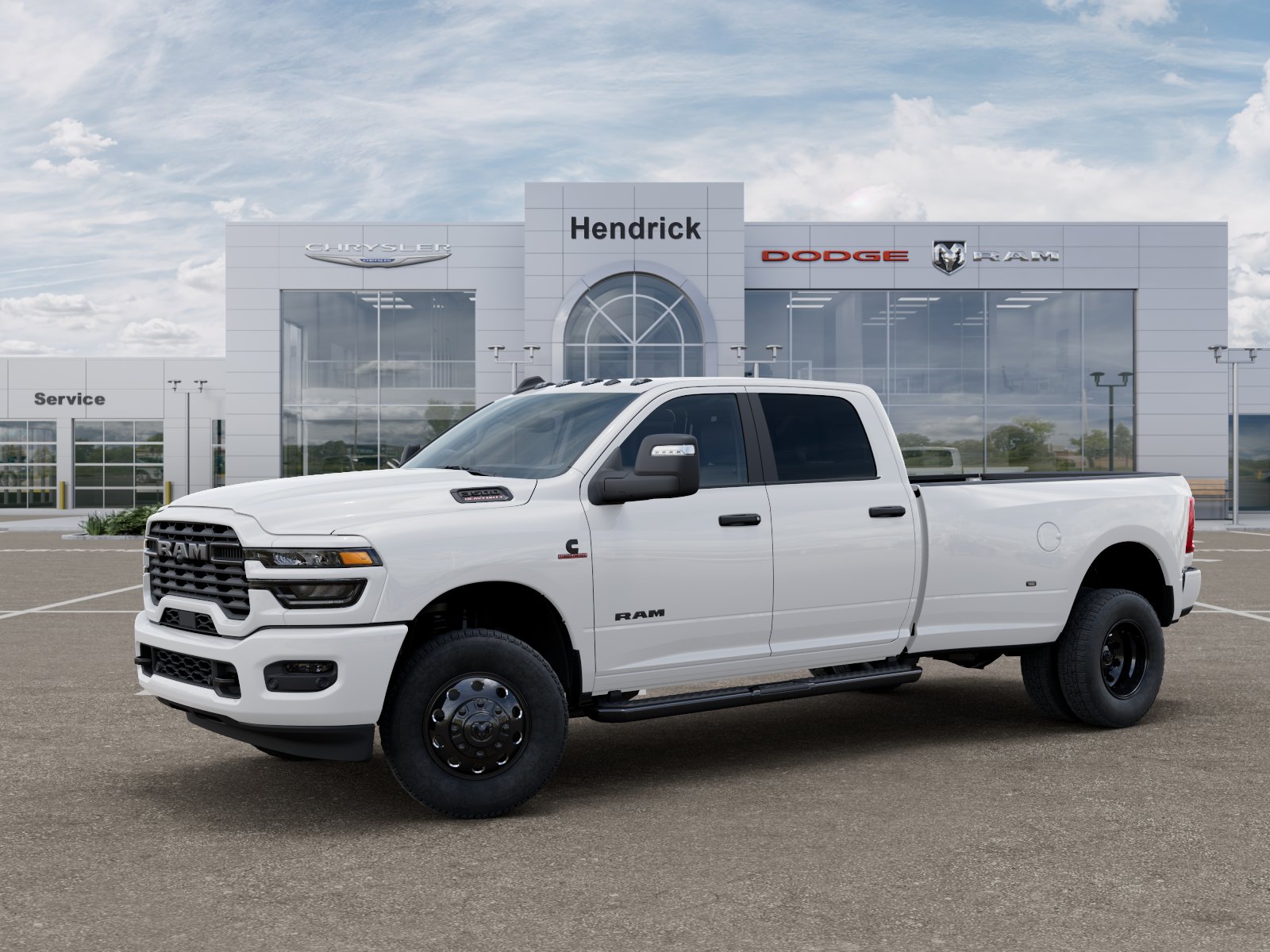 New 2026 Bright White Clear-Coat Exterior Paint RAM Big Horn image 24