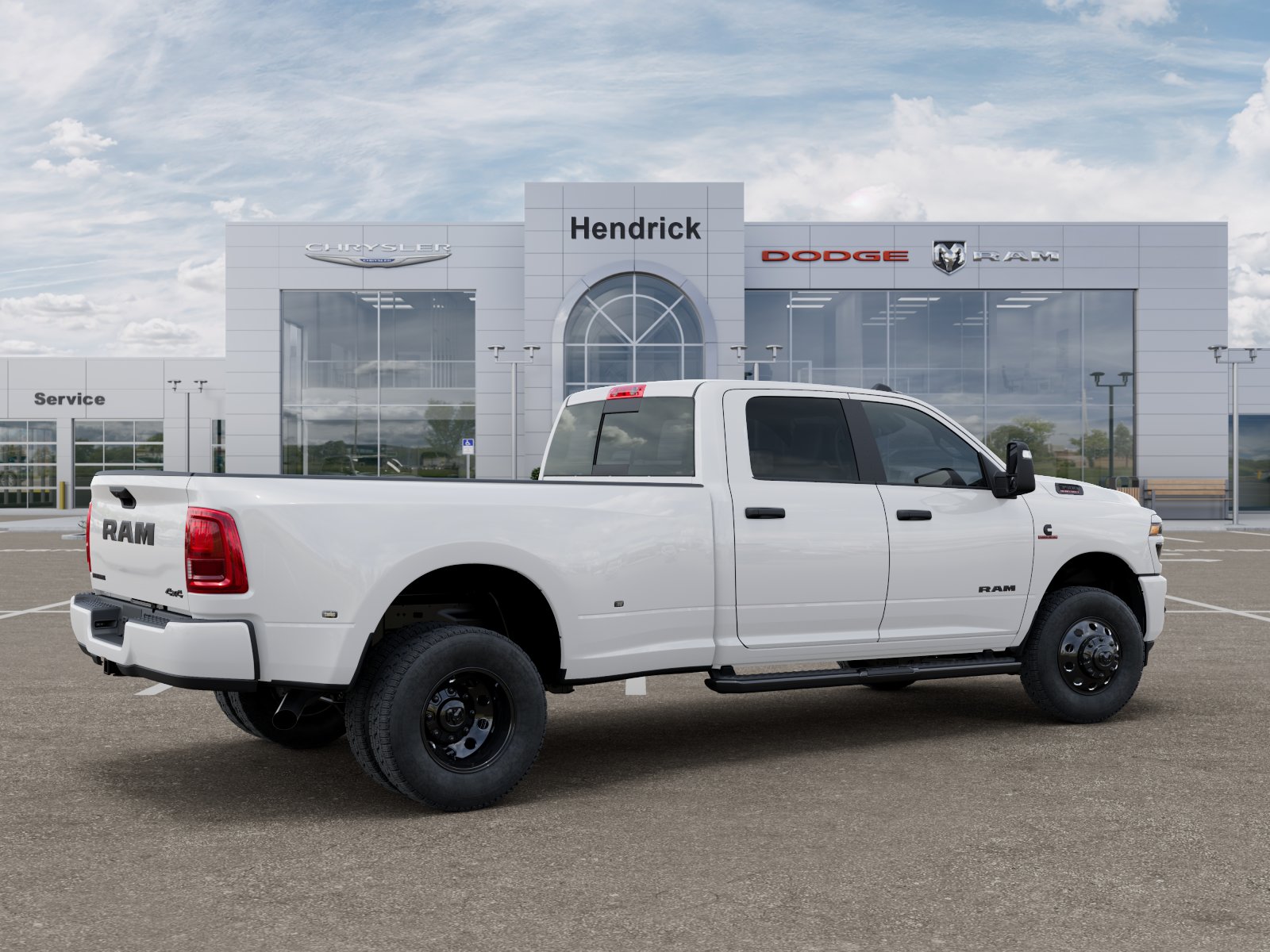 New 2026 Bright White Clear-Coat Exterior Paint RAM Big Horn image 26