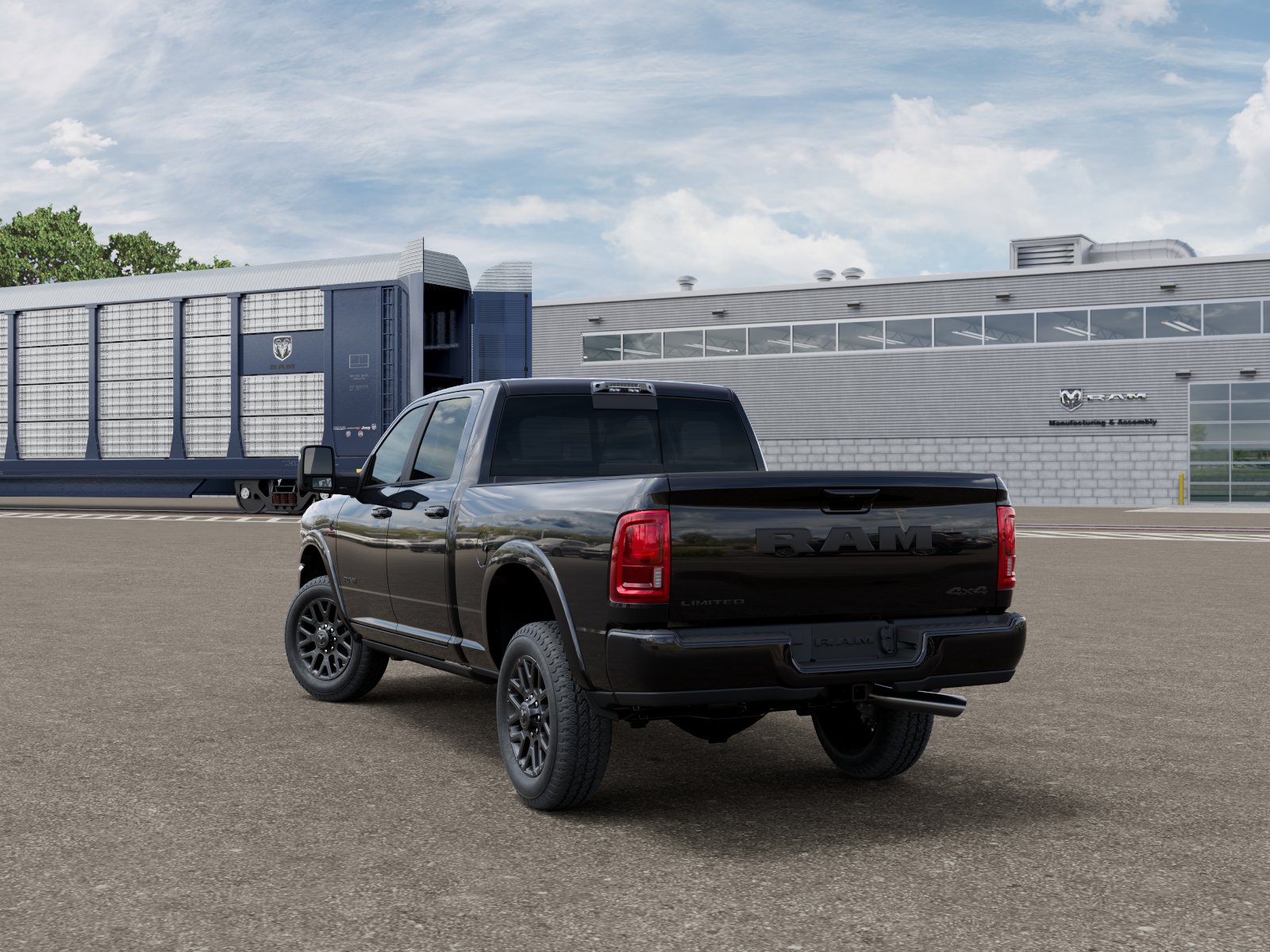 New 2026 Diamond Black Crystal Pearl-Coat Exterior Paint RAM Limited image 3