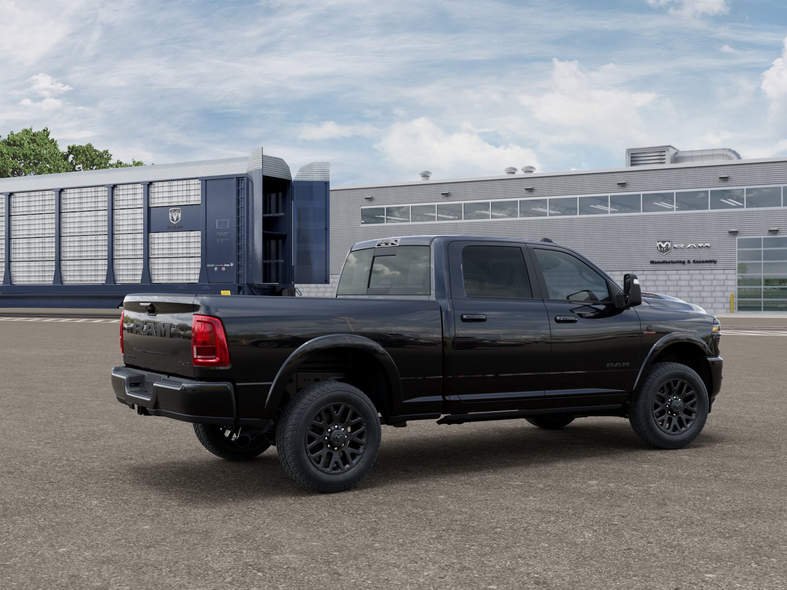 New 2026 Diamond Black Crystal Pearl-Coat Exterior Paint RAM Limited image 4