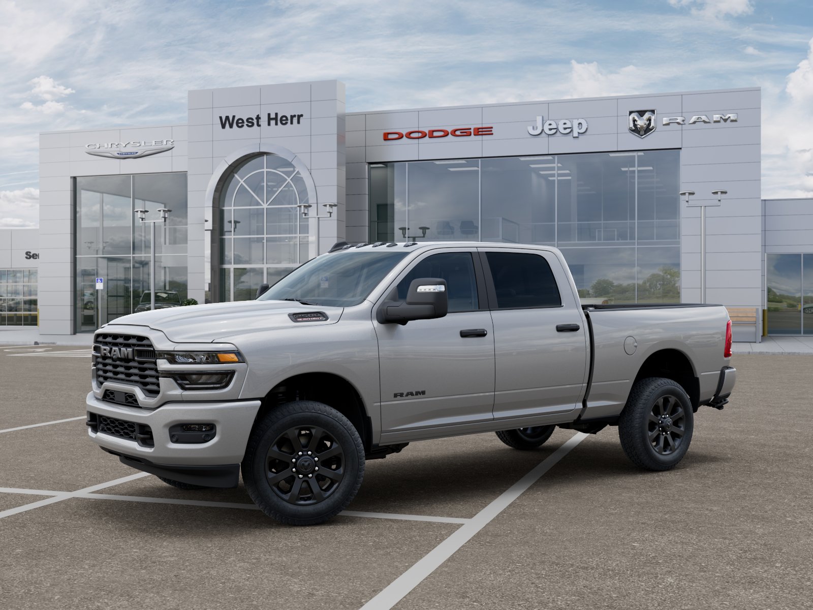New 2026 Silver-Zynith Exterior Paint RAM RAM 2500 BIG HORN CREW CAB 4X4 image 102